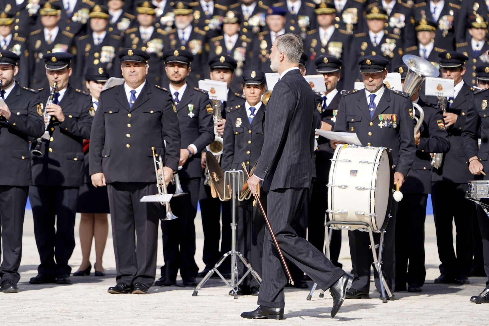 Los Reyes presiden los actos del bicentenario de la Policía Nacional