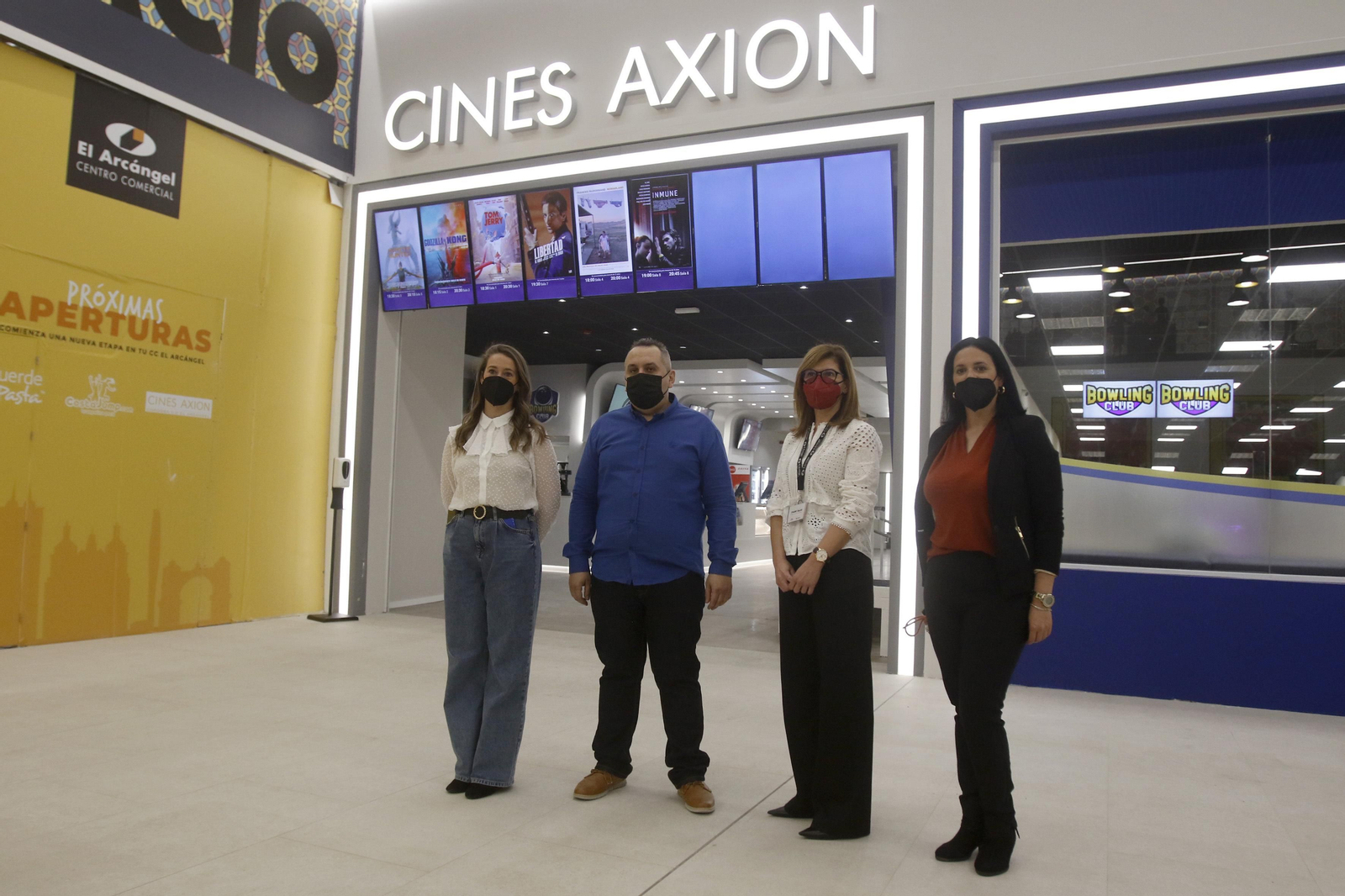 Los nuevos cines Axion del centro comercial El Arcángel, en fotografías