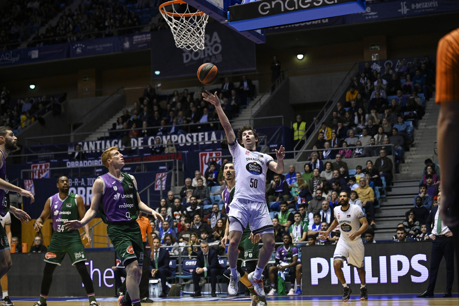 El Obradoiro - Unicaja, en fotos