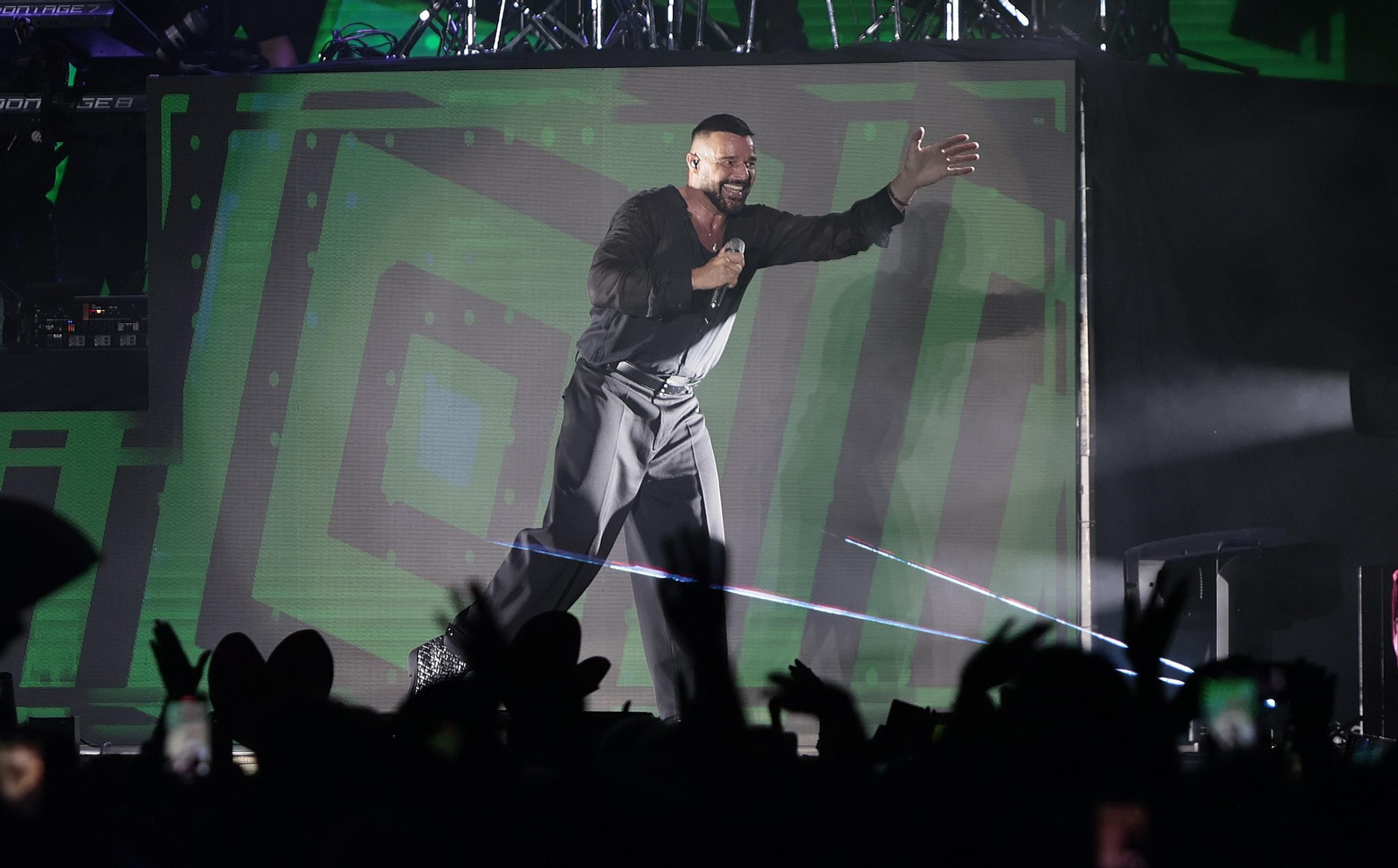 Las imágenes del concierto de Ricky Martin