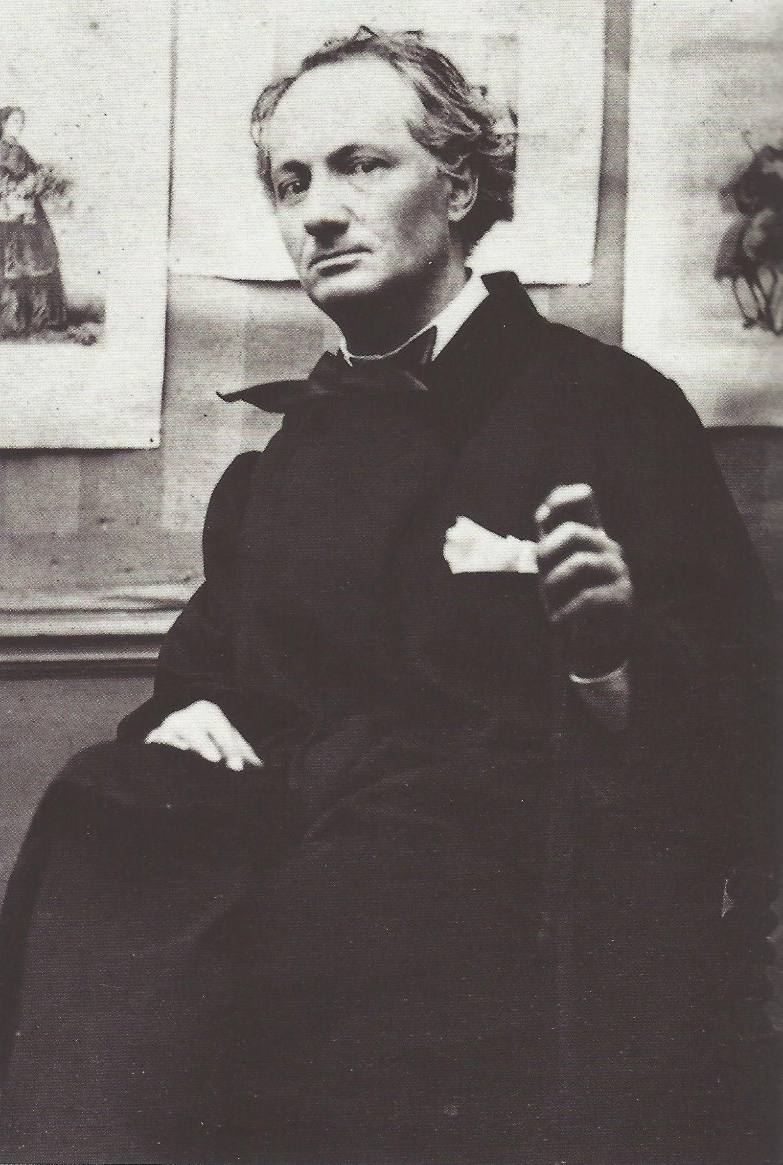 Charles Baudelaire  retratado por Étienne Carjat