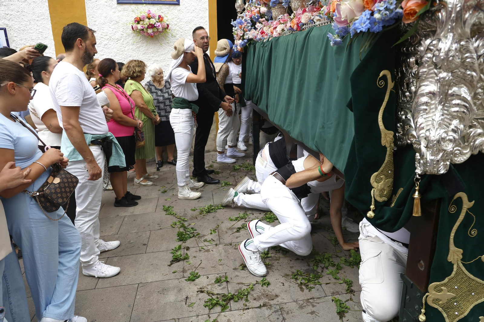 Las fotos de la peregrinación extraordinaria de la Esperanza de Algeciras a la iglesia de la Palma