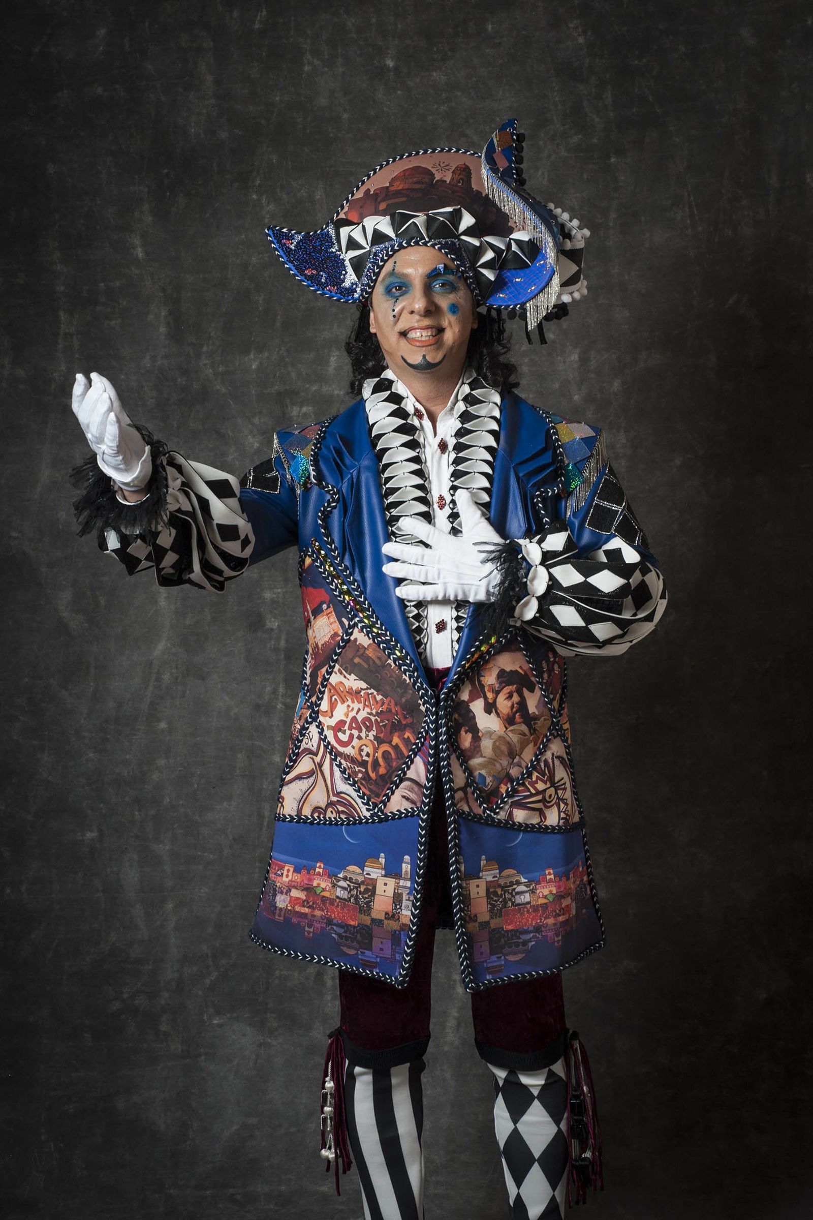 Javier Bohórquez , con el tipo de 'La gaditaníssima'.