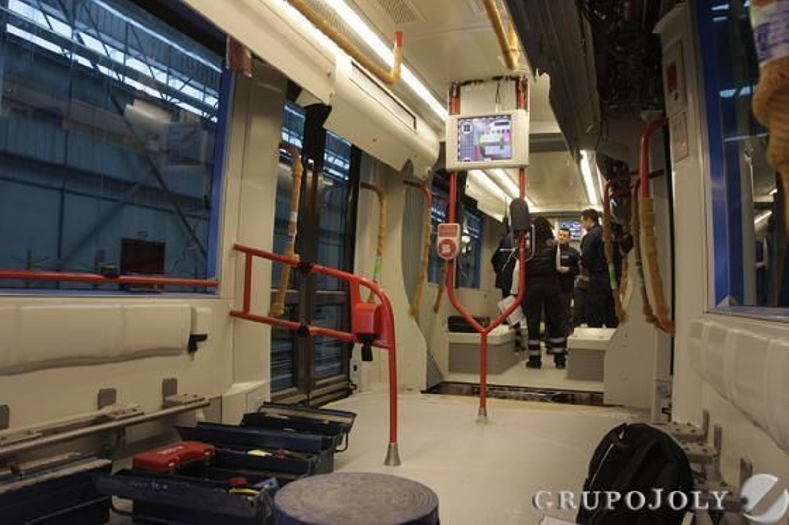 Fábrica de tranvías CAF en Linares (Jaén).

Foto: José Ángel García