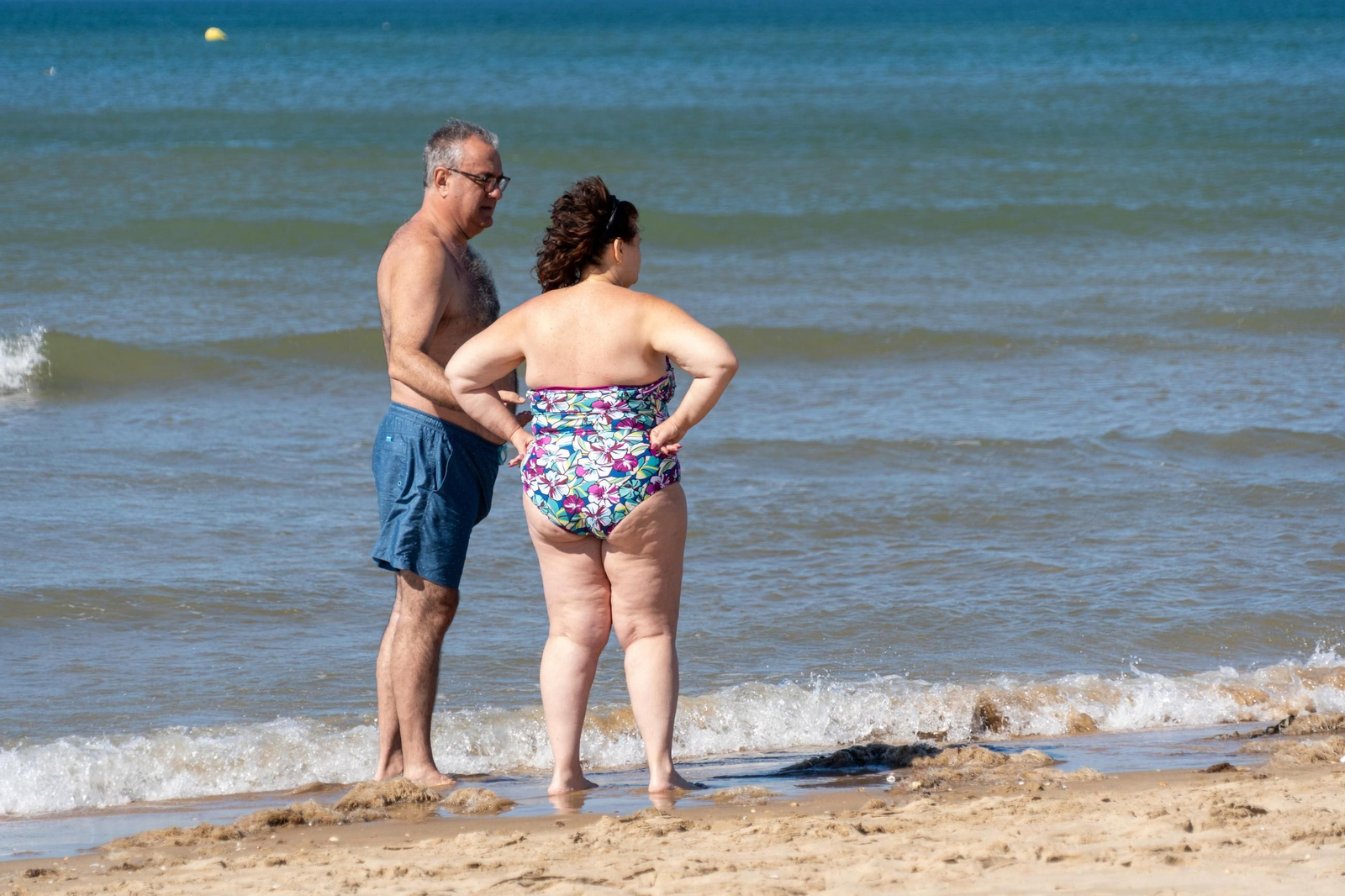 La Playa de la Bota este domingo, soleada, viva&nbsp;y&nbsp;con&nbsp;brisa