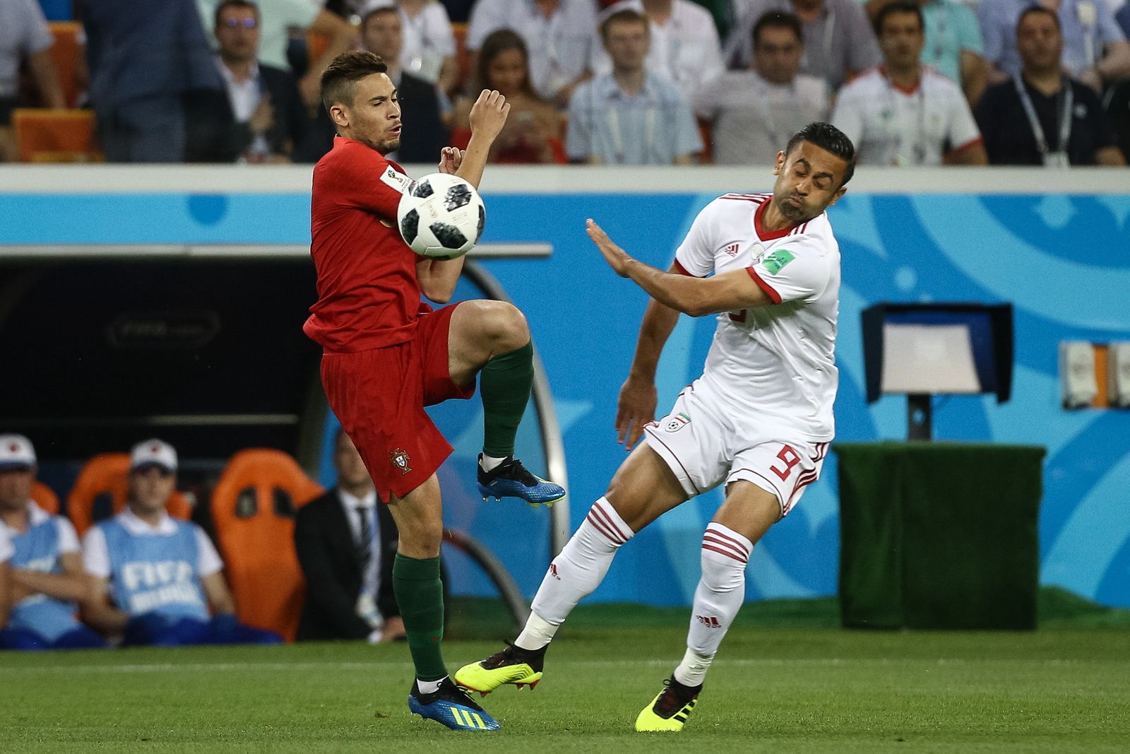 Las imágenes del Irán-Portugal