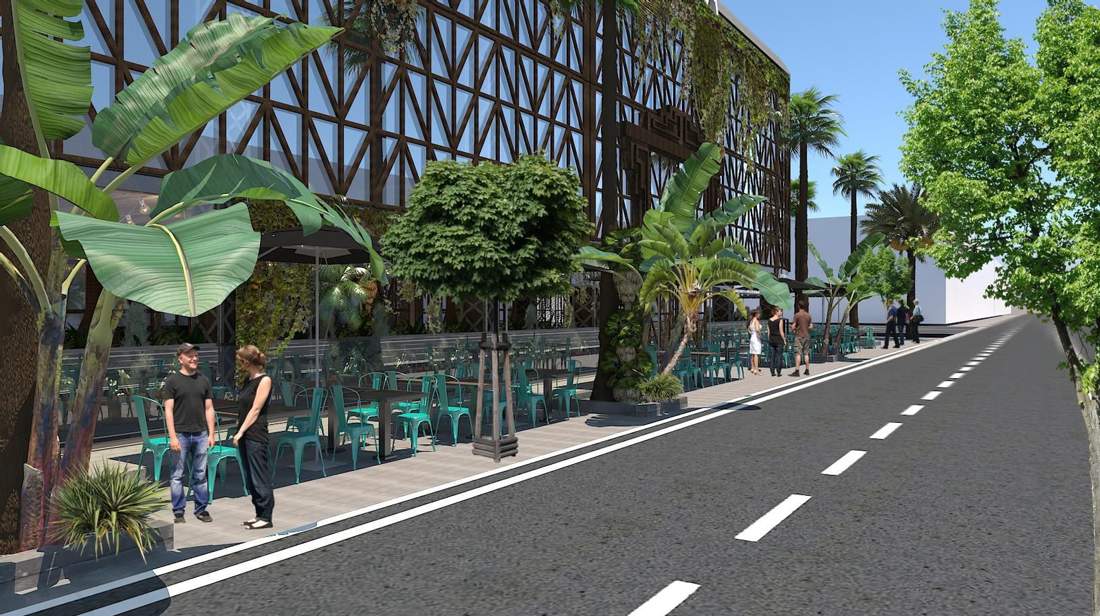 Las imágenes de cómo será el mercado gastronómico de Chiclana