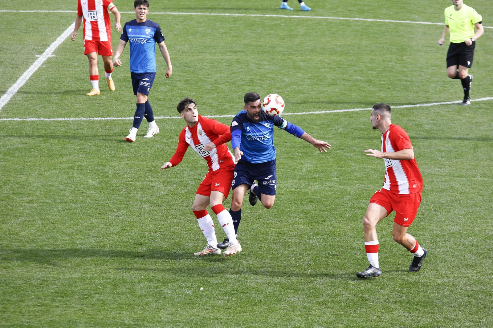 Imágenes del partido entre Almeria B contra Villanovense de segunda RFEF