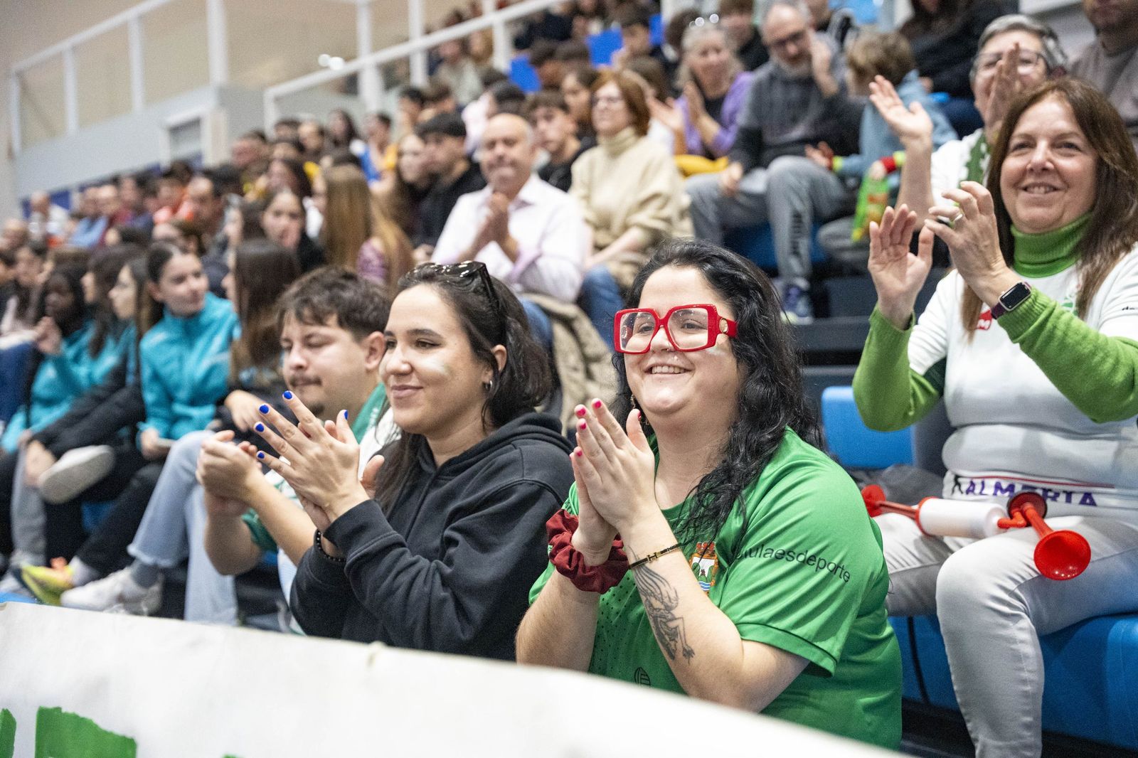 Las imágenes del partido entre Unicaja Costa de Almería y Pamesa Teruel de Superliga de voleibol