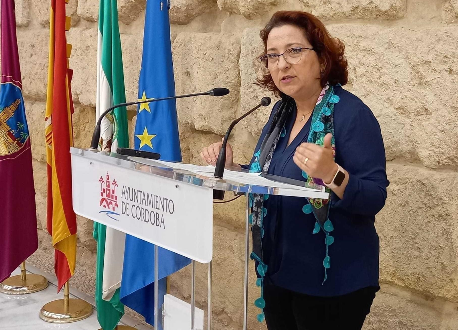 La edil del PSOE Alicia Moya. La edil del PSOE Alicia Moya.