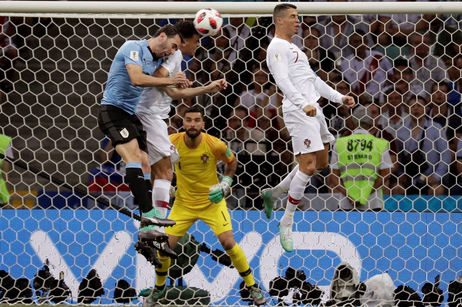 Las imágenes del Uruguay-Portugal