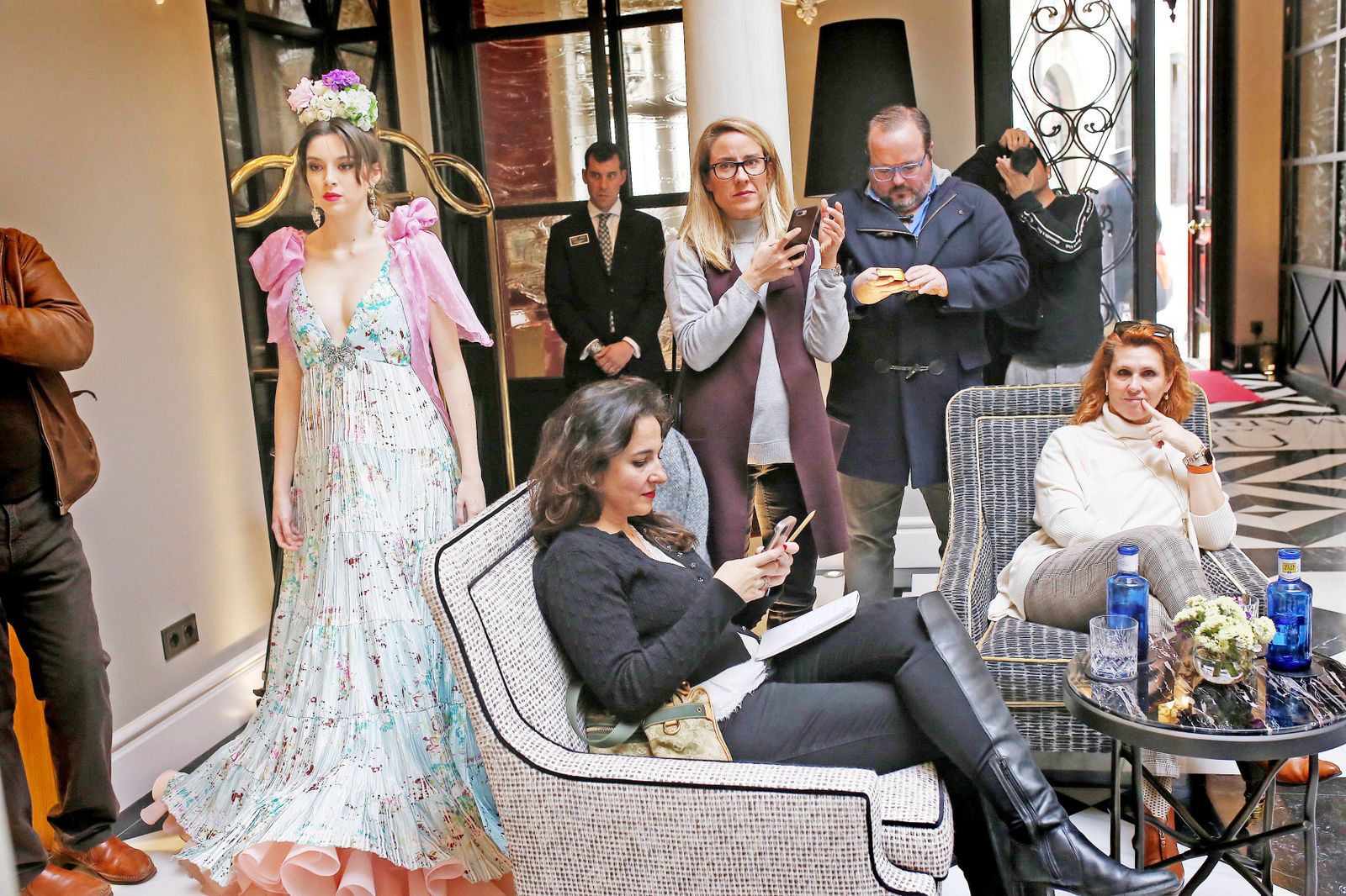 Hotel Mª Luisa. Presentación colección flamenca Amparo Macías.