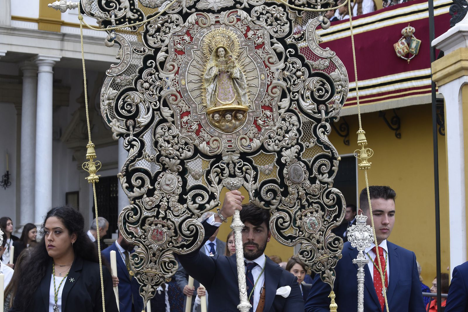 Las imágenes de la procesión de la Virgen del Rosario de la Macarena