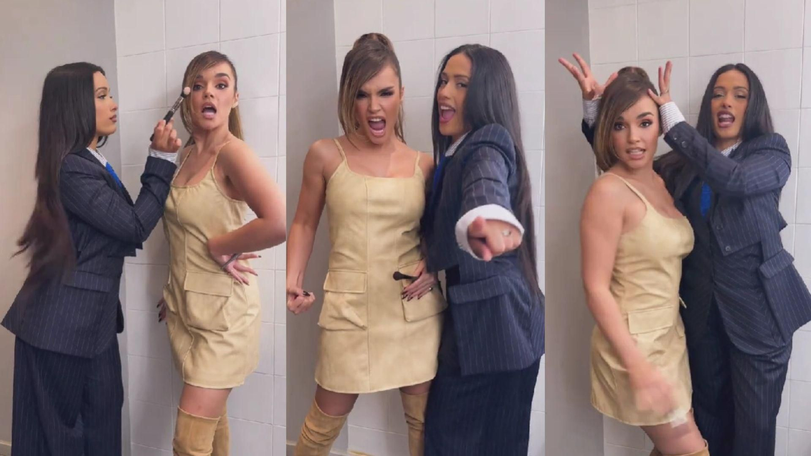 Parte del encuentro entre Melody y Chanel compartido por las representantes. Parte del encuentro entre Melody y Chanel compartido por las representantes.