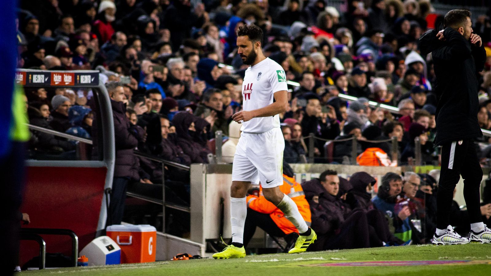La expulsión de Germán fue determinante en el Camp Nou