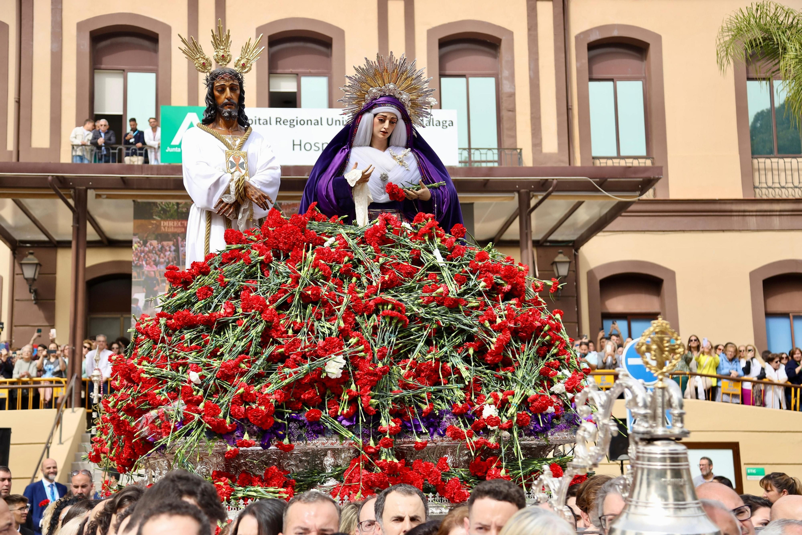 Las fotos del traslado del Cautivo el Sábado de Pasión en Málaga