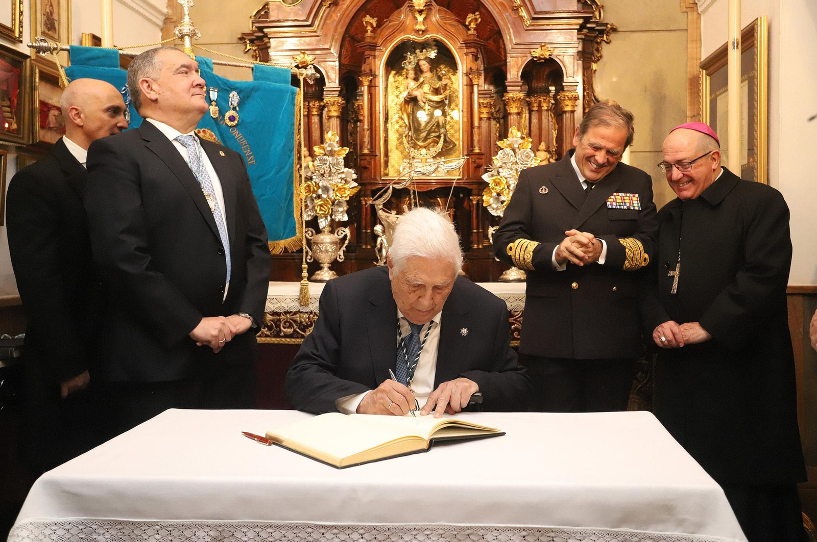 Imágenes de la rememoración del Voto Colombino en el santuario de La Cinta