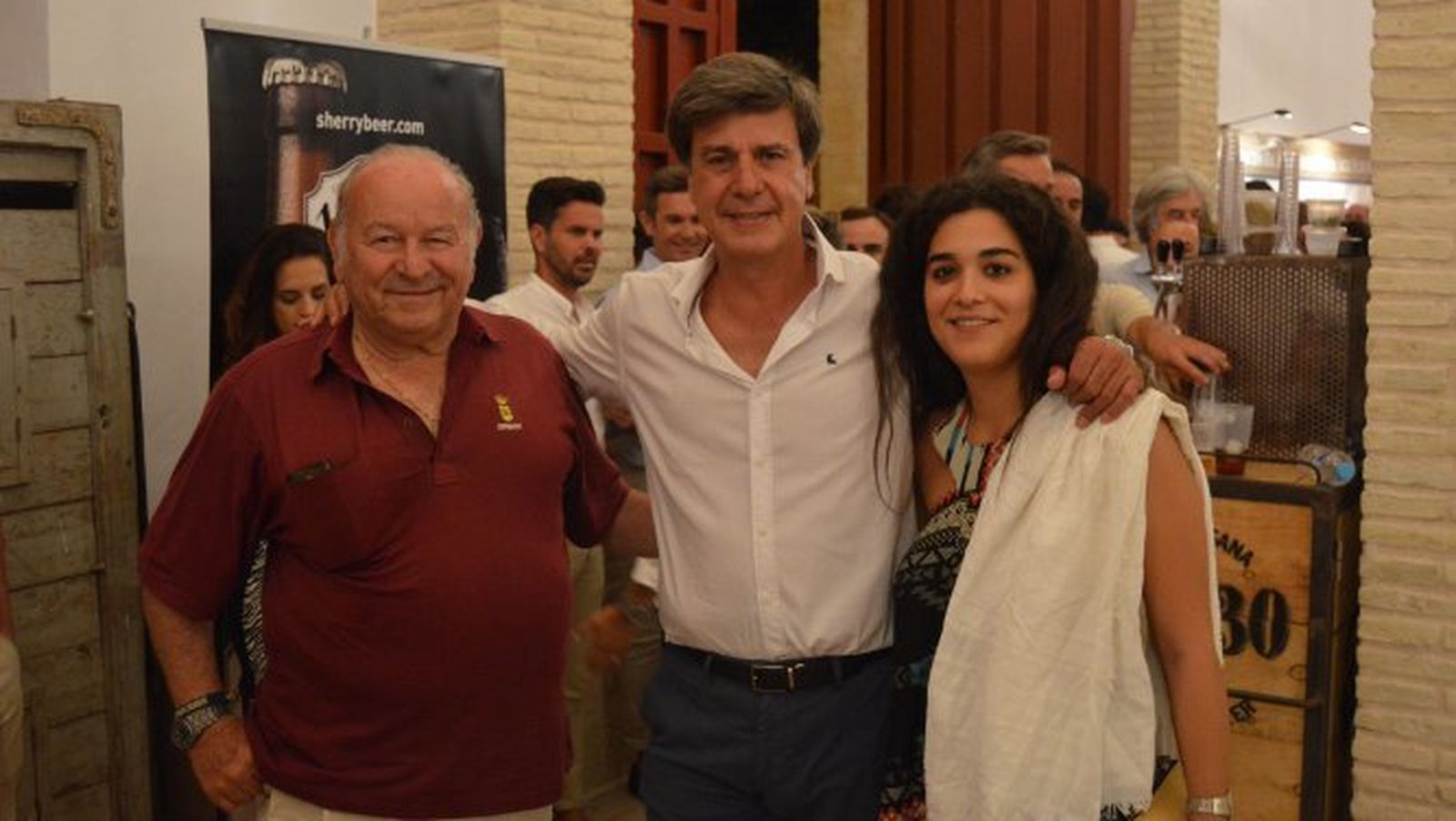 Álvaro Domecq, Cayetano Martínez de Irujo y Bábara Mirjan, en la gala de la Fundación Real Escuela Andaluza del Arte Ecuestre.