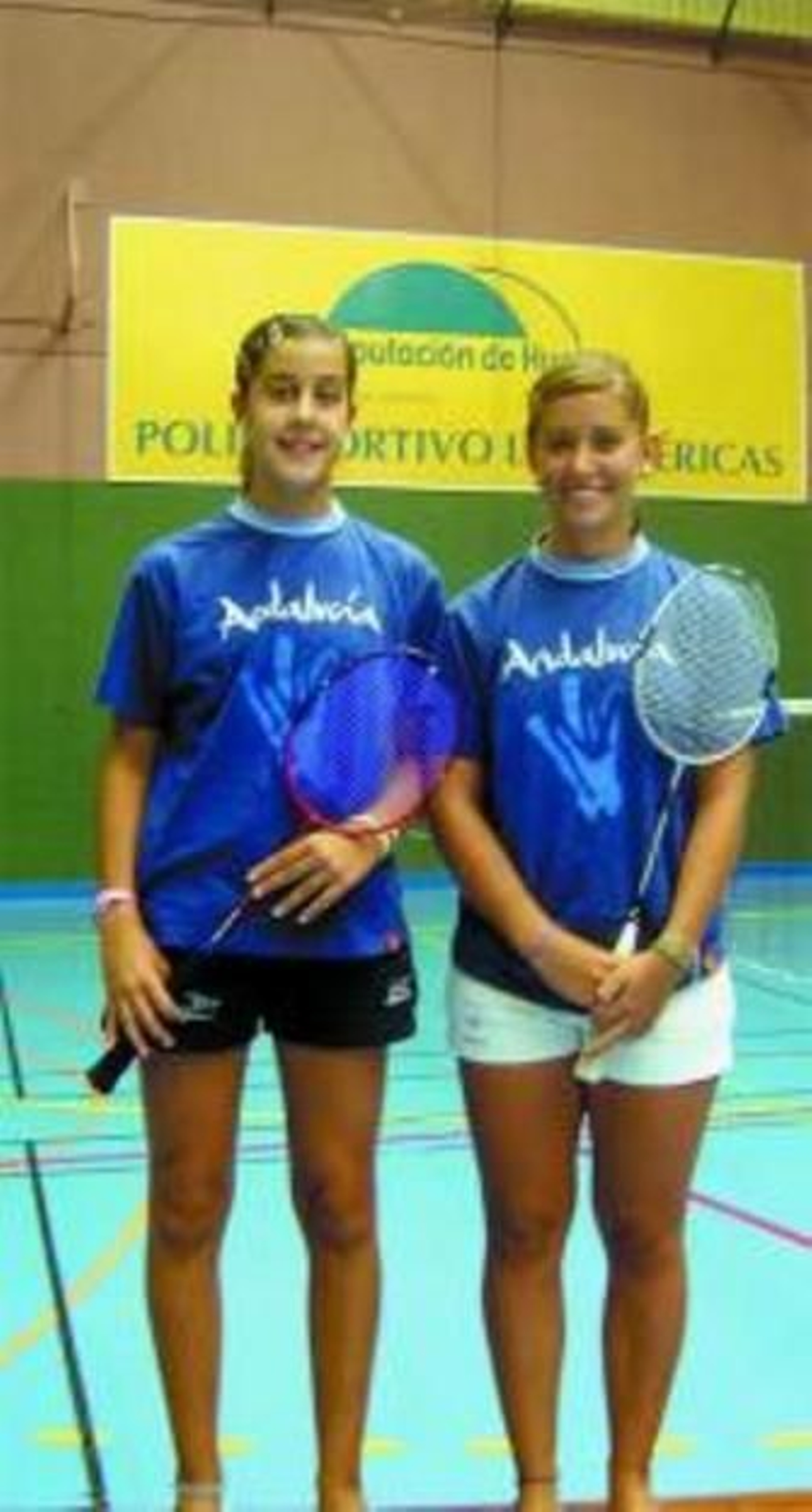 Carolina Marín y Ana Mª Martín.