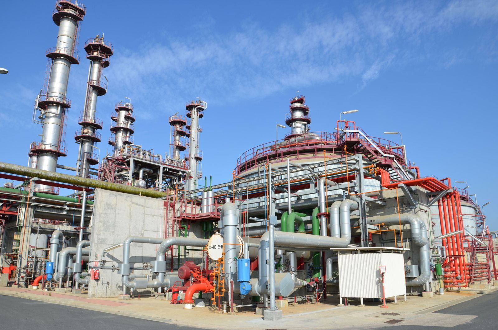 Instalaciones de Cepsa en Palos de la Frontera.