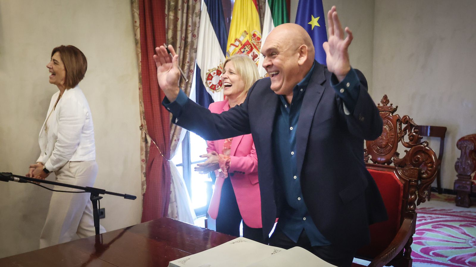 Los Reyes magos y la Cartera Real en el Ayuntamiento deJerez