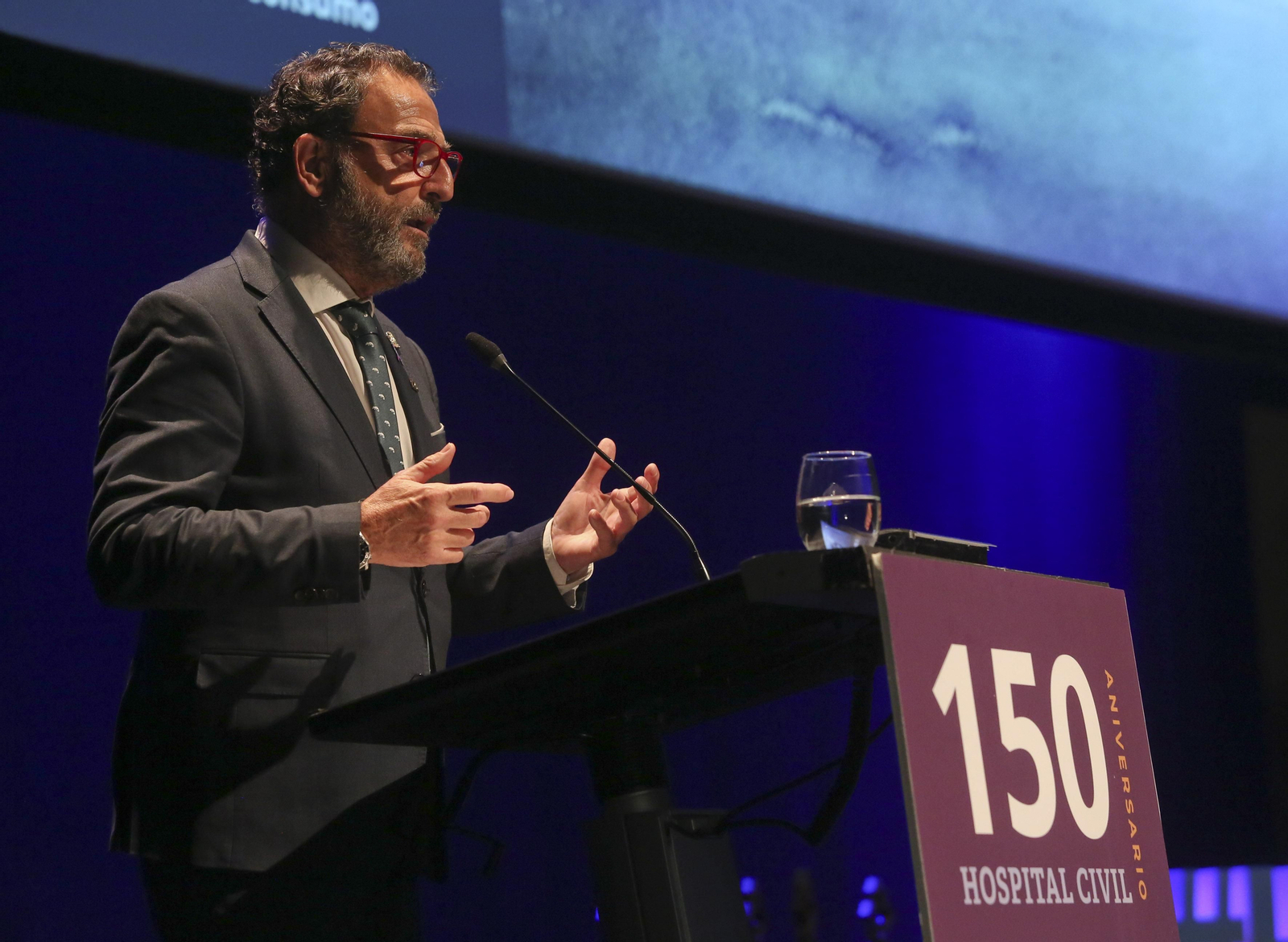 La imágenes de la celebración del 150 aniversario del Hospital Civil de Málaga