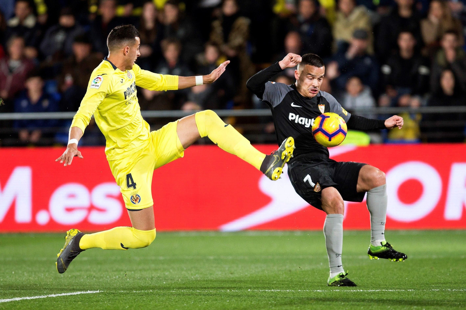El Villarreal-Sevilla FC, en imágenes