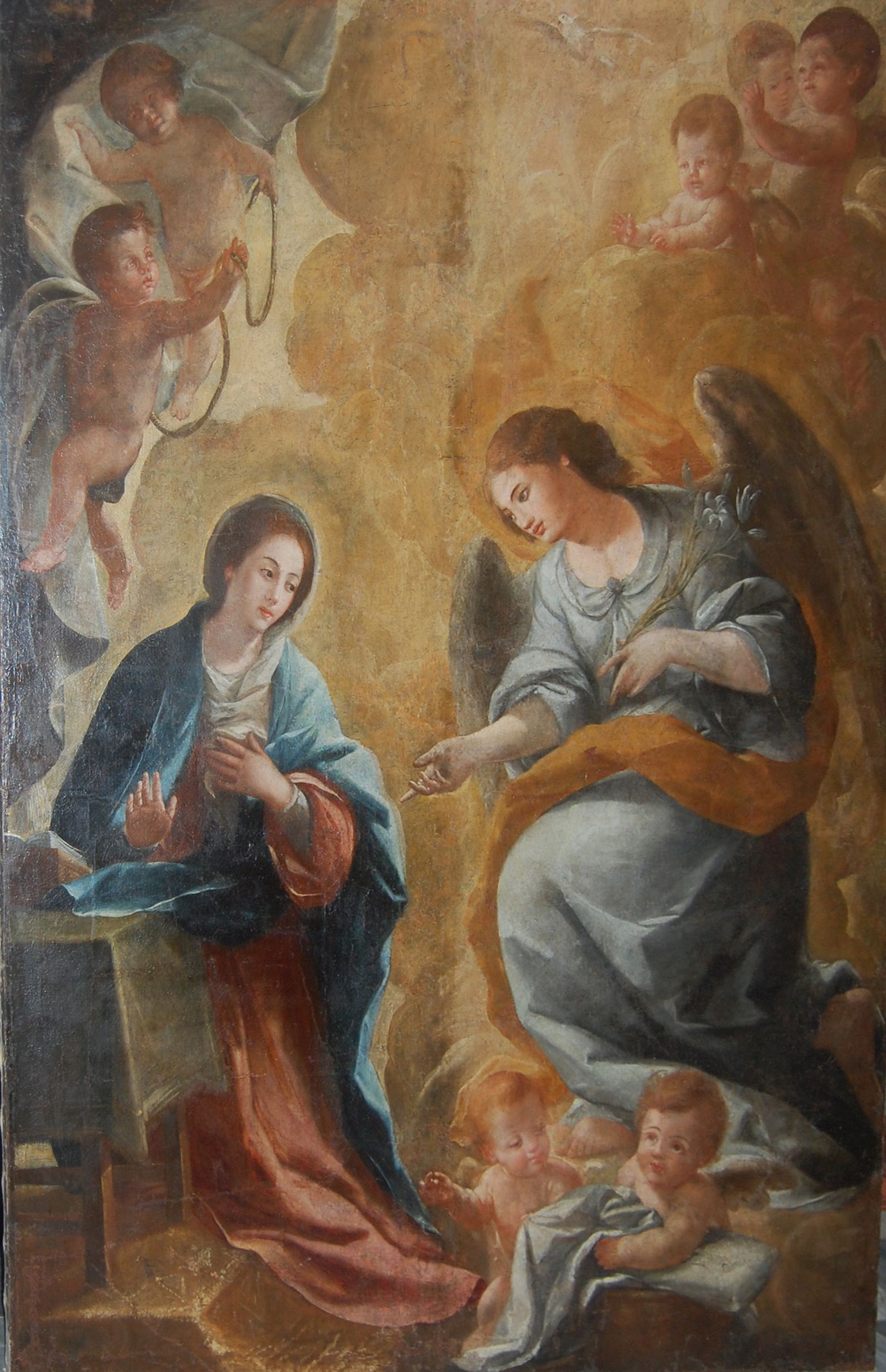 La Parroquia de San Bernardo recupera el cuadro 'La Anunciación'.