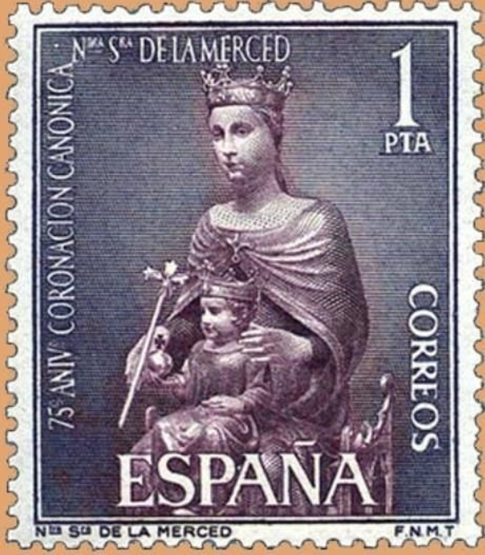 Sello del aniversario de la Coronación Canónica.