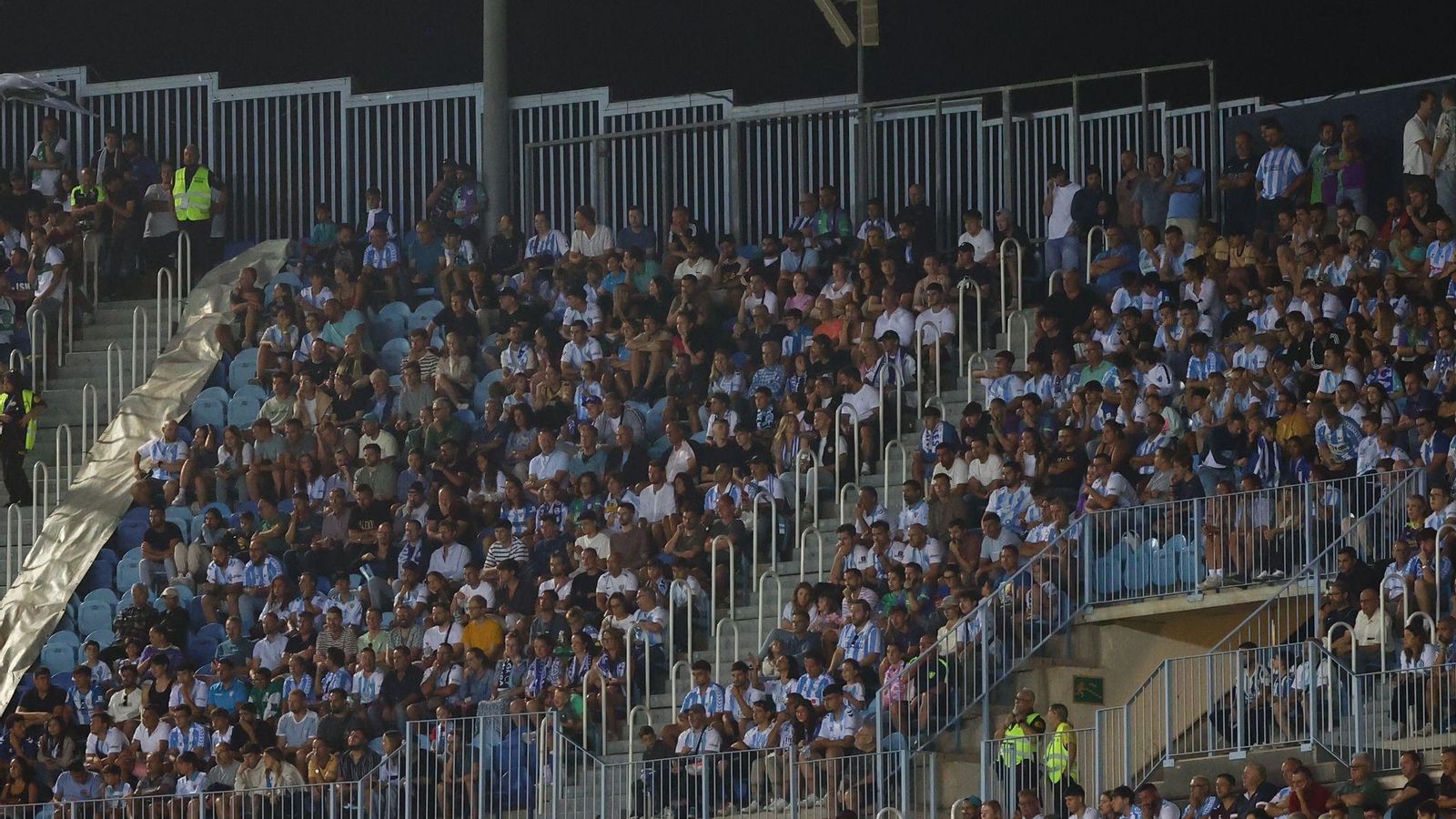 El Málaga CF - Elche, en fotos