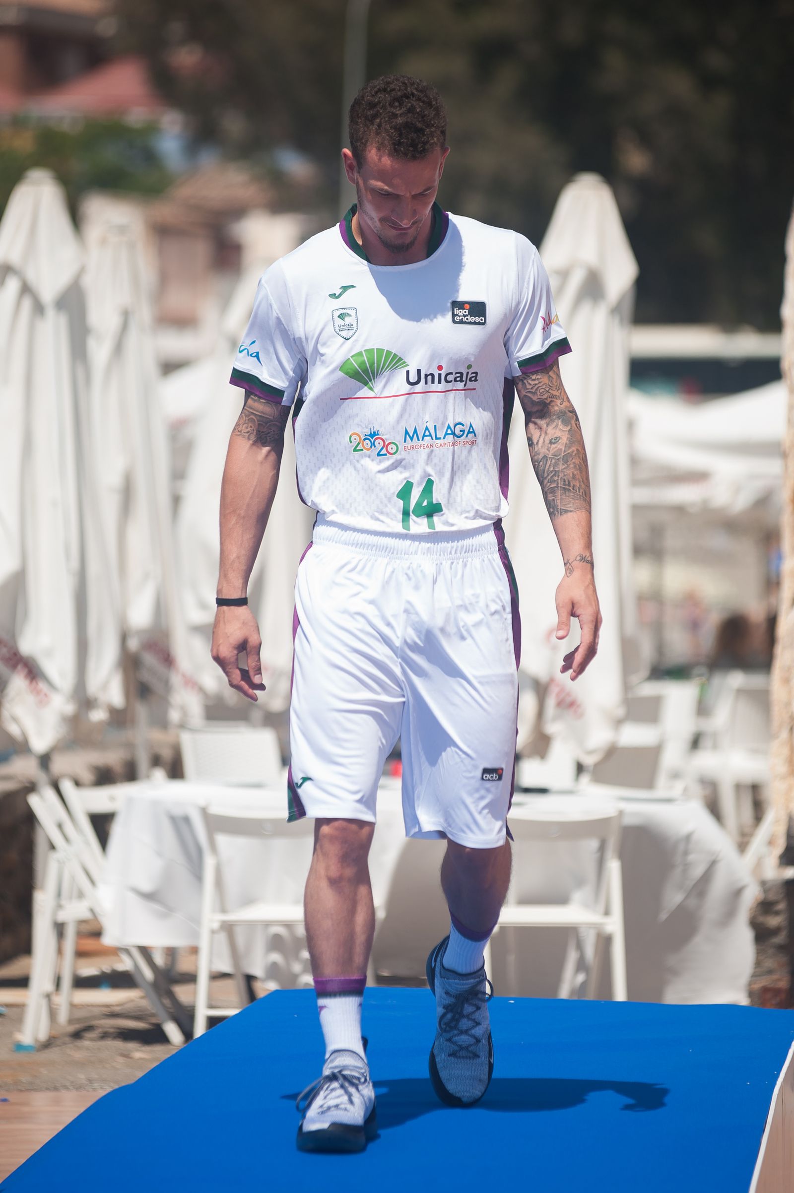 Las camisetas del Unicaja nuevas, en fotos