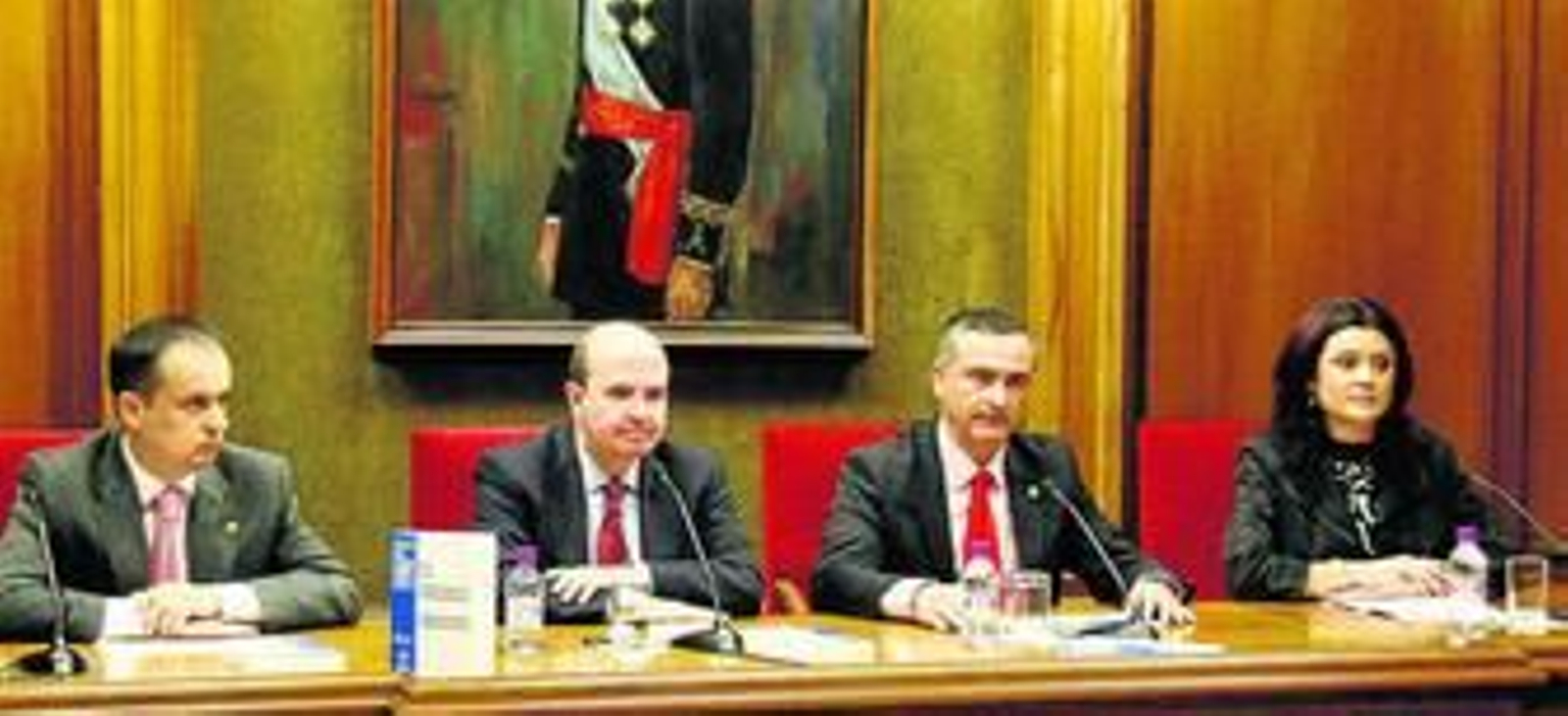 Rafael Quirosa, Gaspar Zarrías, Juan Carlos Usero y Mónica Fernández.