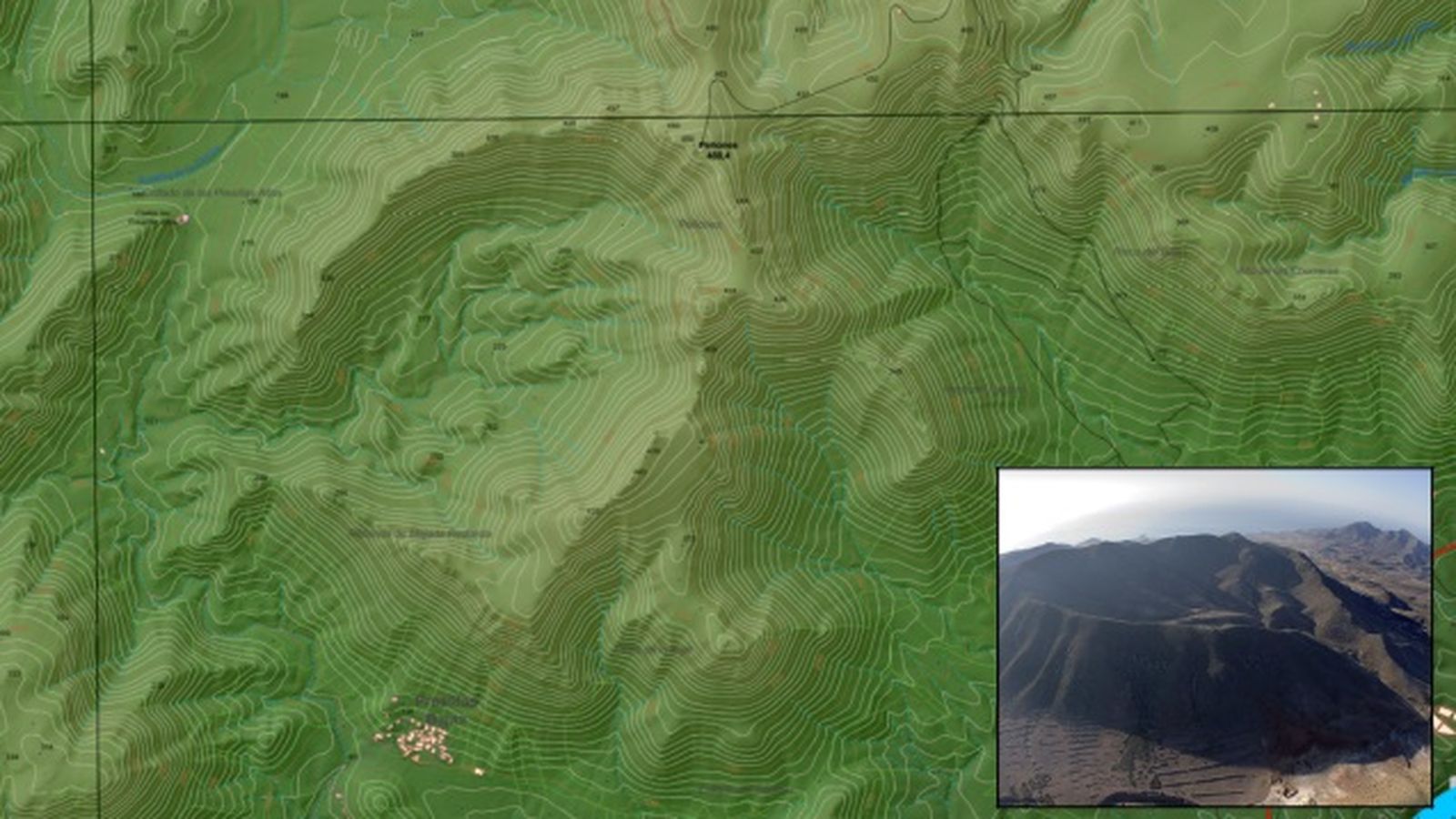 Cartografía de Caldera de Maja Redonda