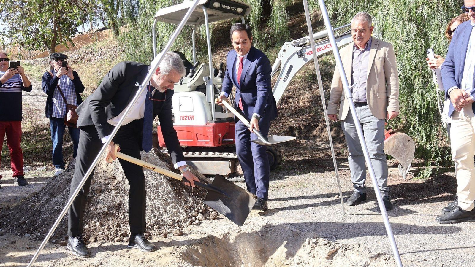 Puesta de la primera piedra de la sede judicial de Órgiva
