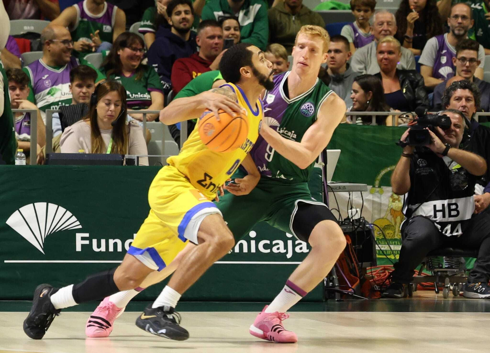 El Unicaja-Peristeri, en fotos
