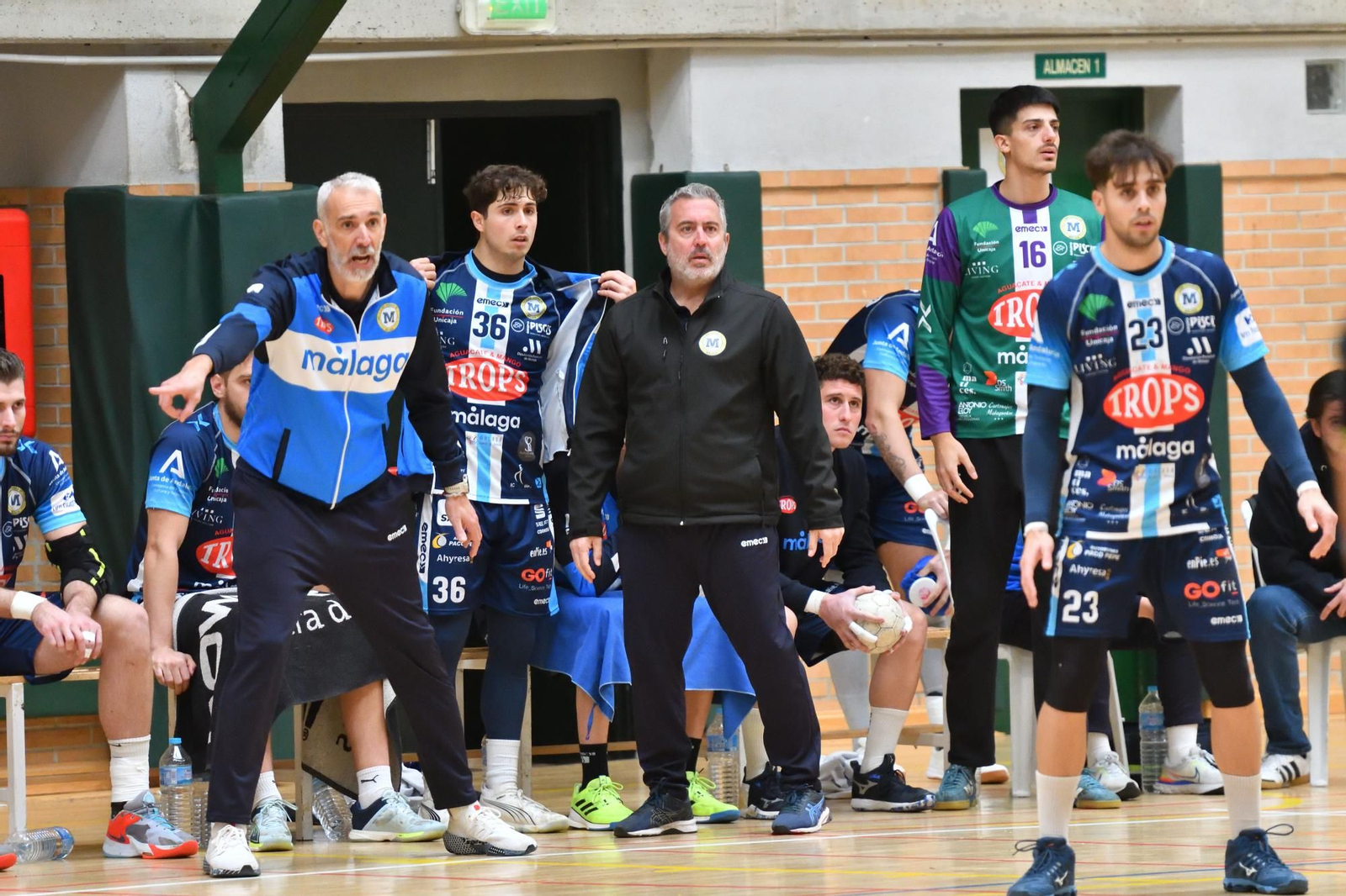 Curro Lucena, junto a Quino Soler.