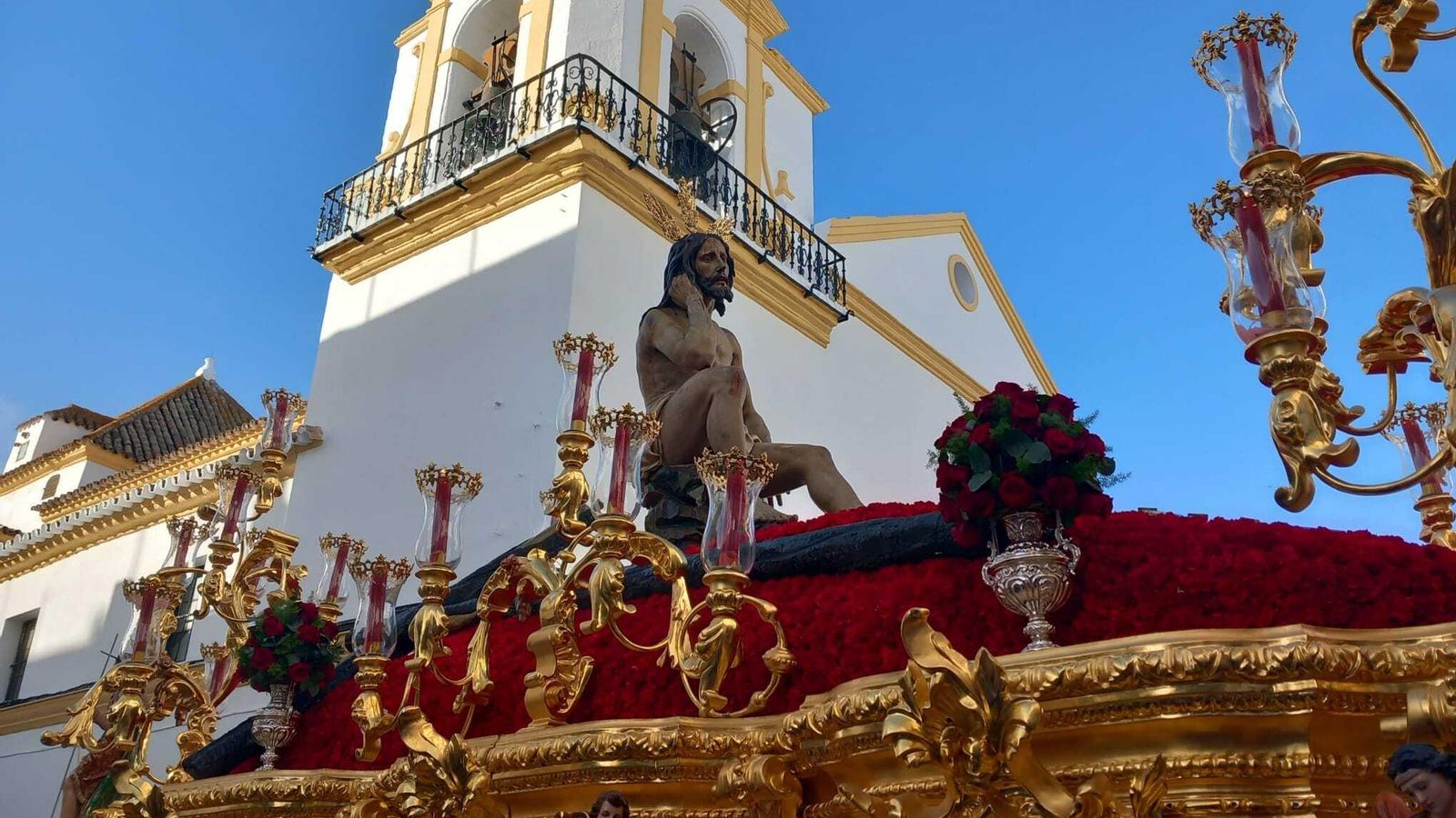 Cristo sentado en una piedra, de la Hermandad de Humildad y Paciencia.