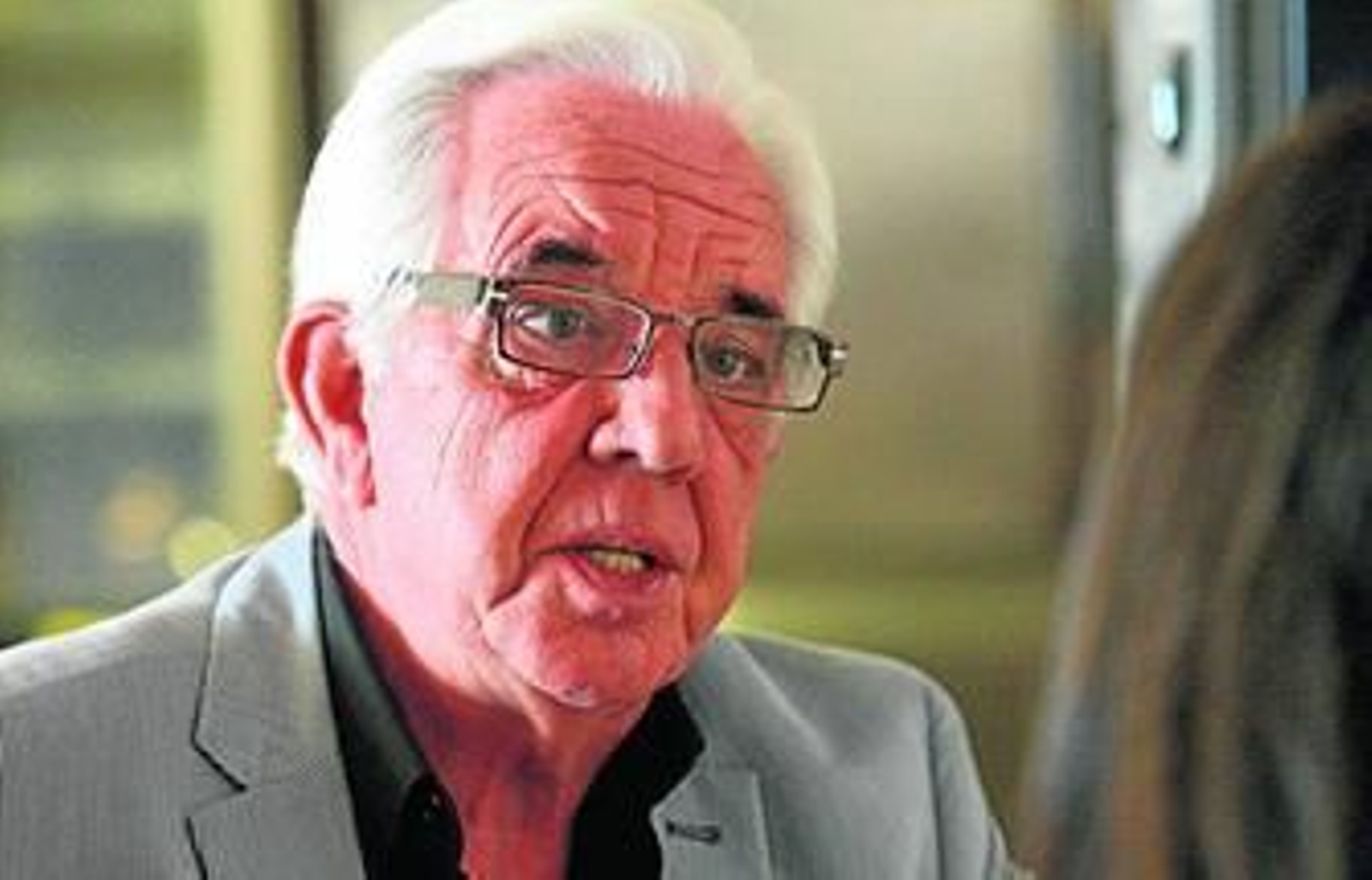 Andrés Sánchez Buenaposada, en un instante de la entrevista.