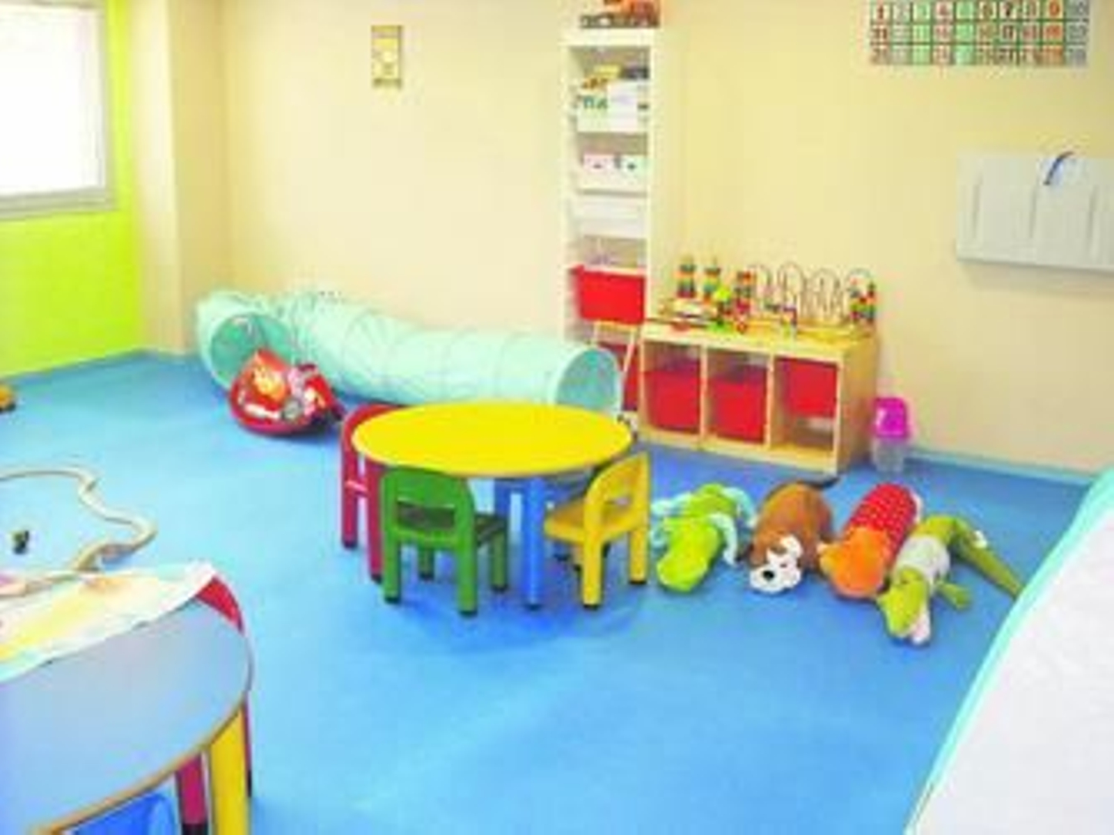 Aspecto del espacio destinado a ludoteca infantil.