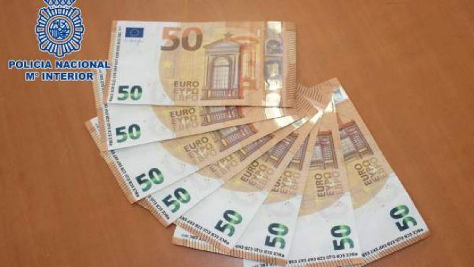 Billetes falsos de 50 euros