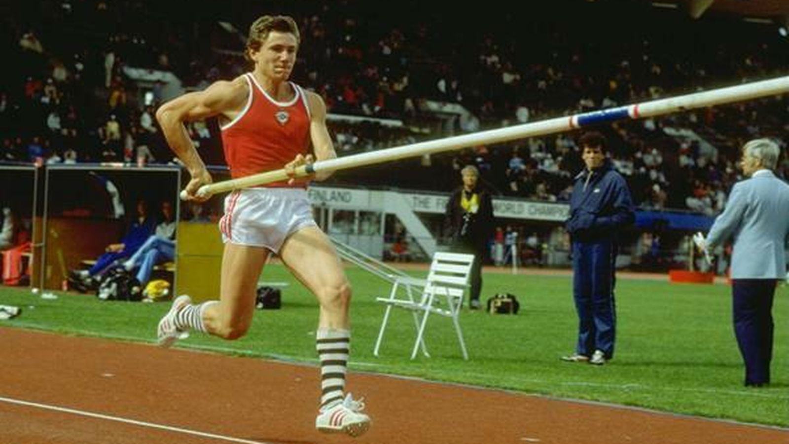 Sergei Bubka, en acción.