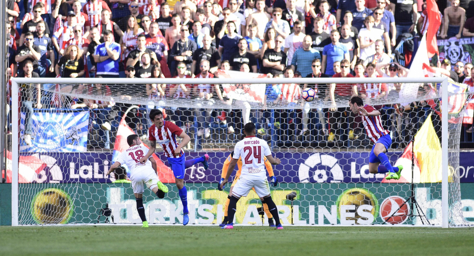 El Atlético de Madrid-Sevilla FC, en imágenes