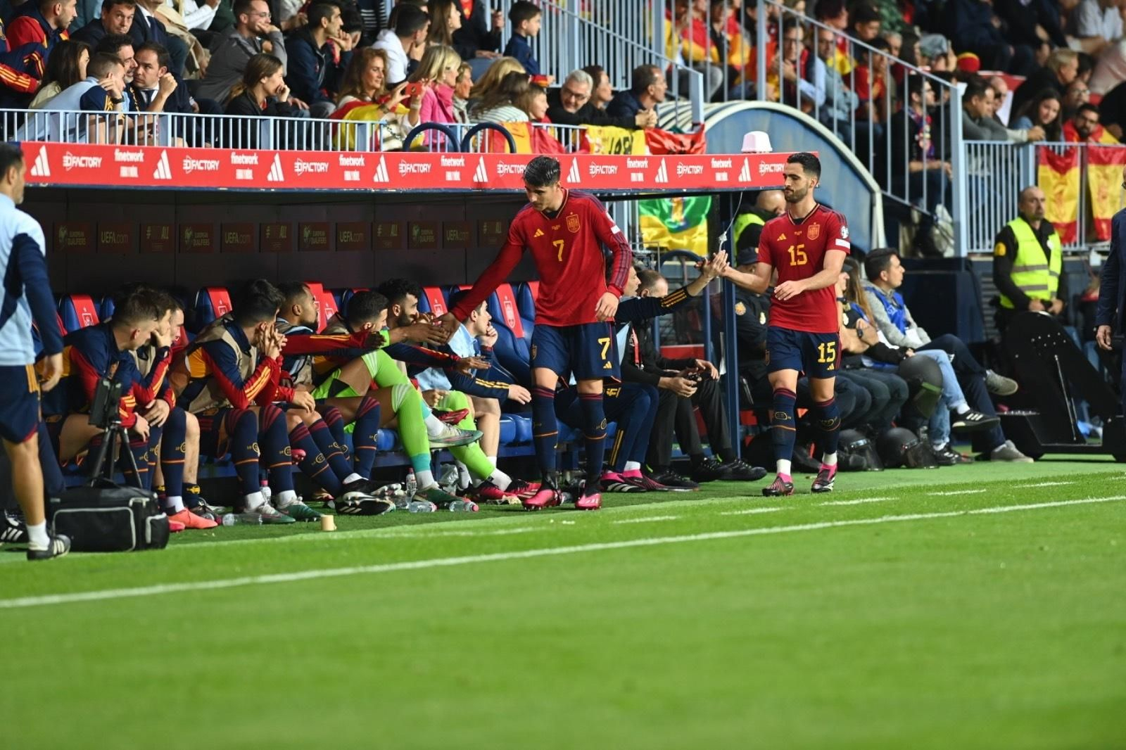 España-Noruega de Málaga, en fotos