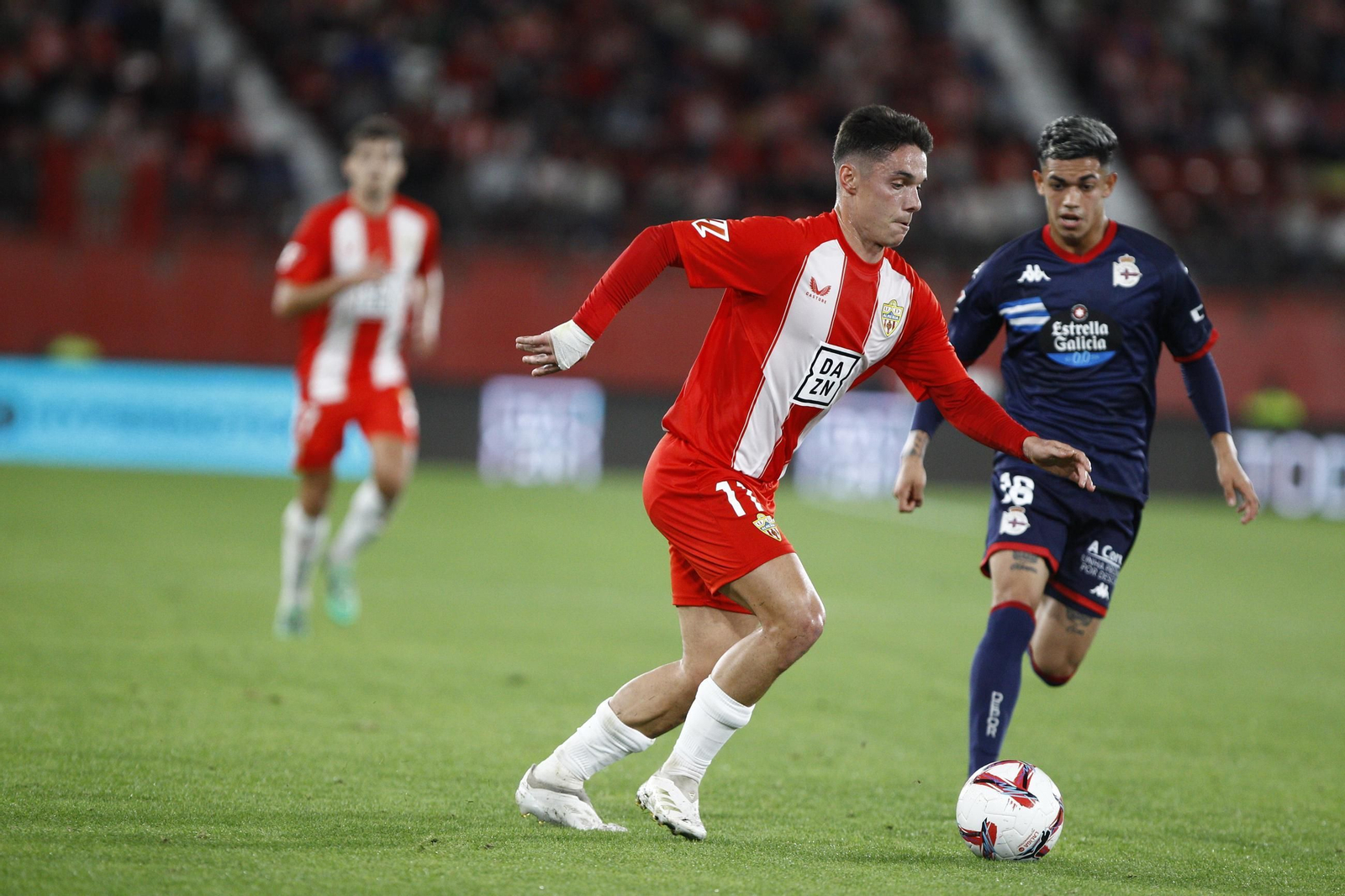 El partido U.D. Almería-Deportivo de La Coruña, en imágenes