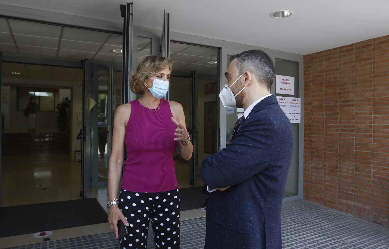 Las fotografías del inicio de la Selectividad del coronavirus en Córdoba Las fotografías del inicio de la Selectividad del coronavirus en Córdoba