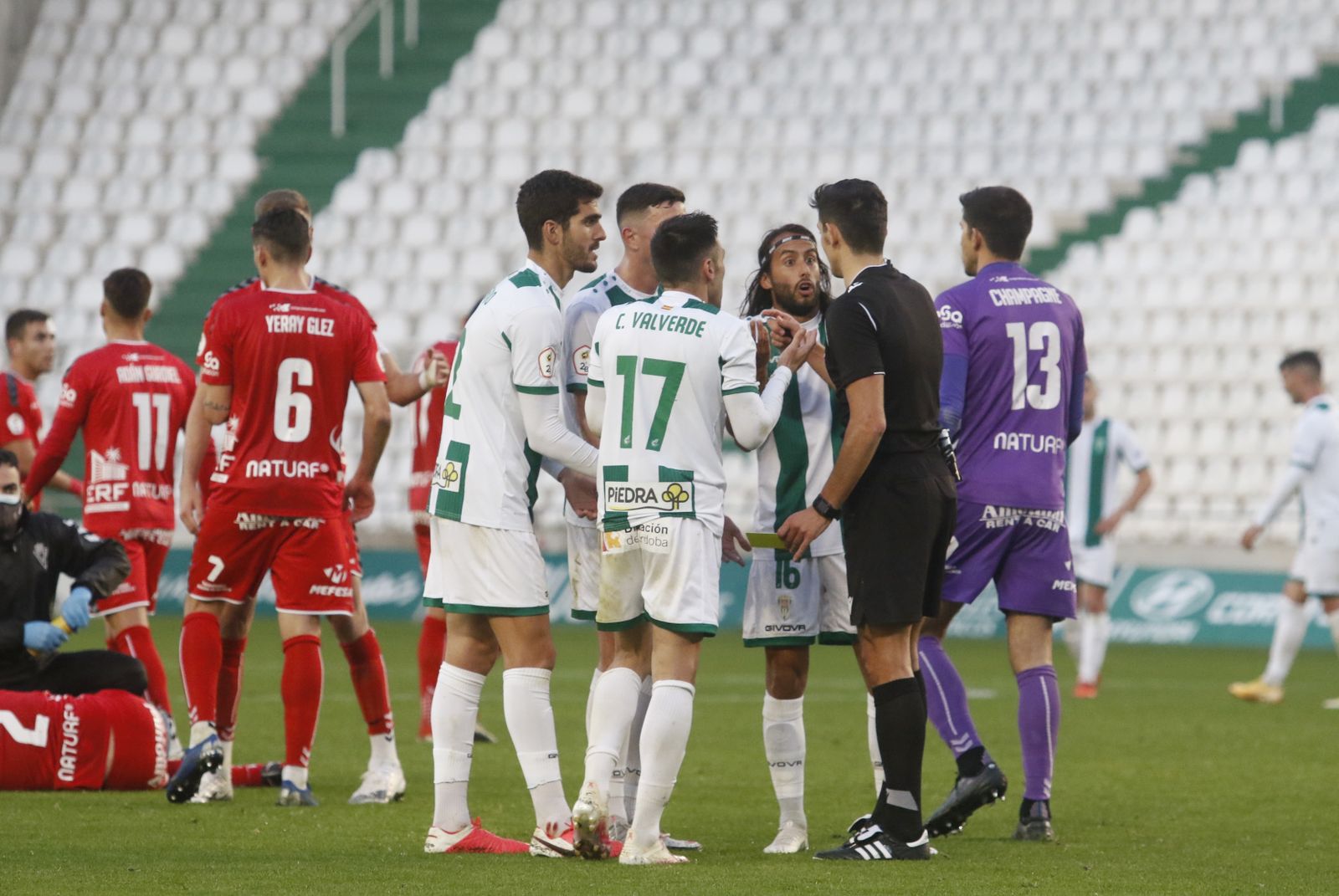 Las fotografías del empate entre el Córdoba CF y el Real Murcia