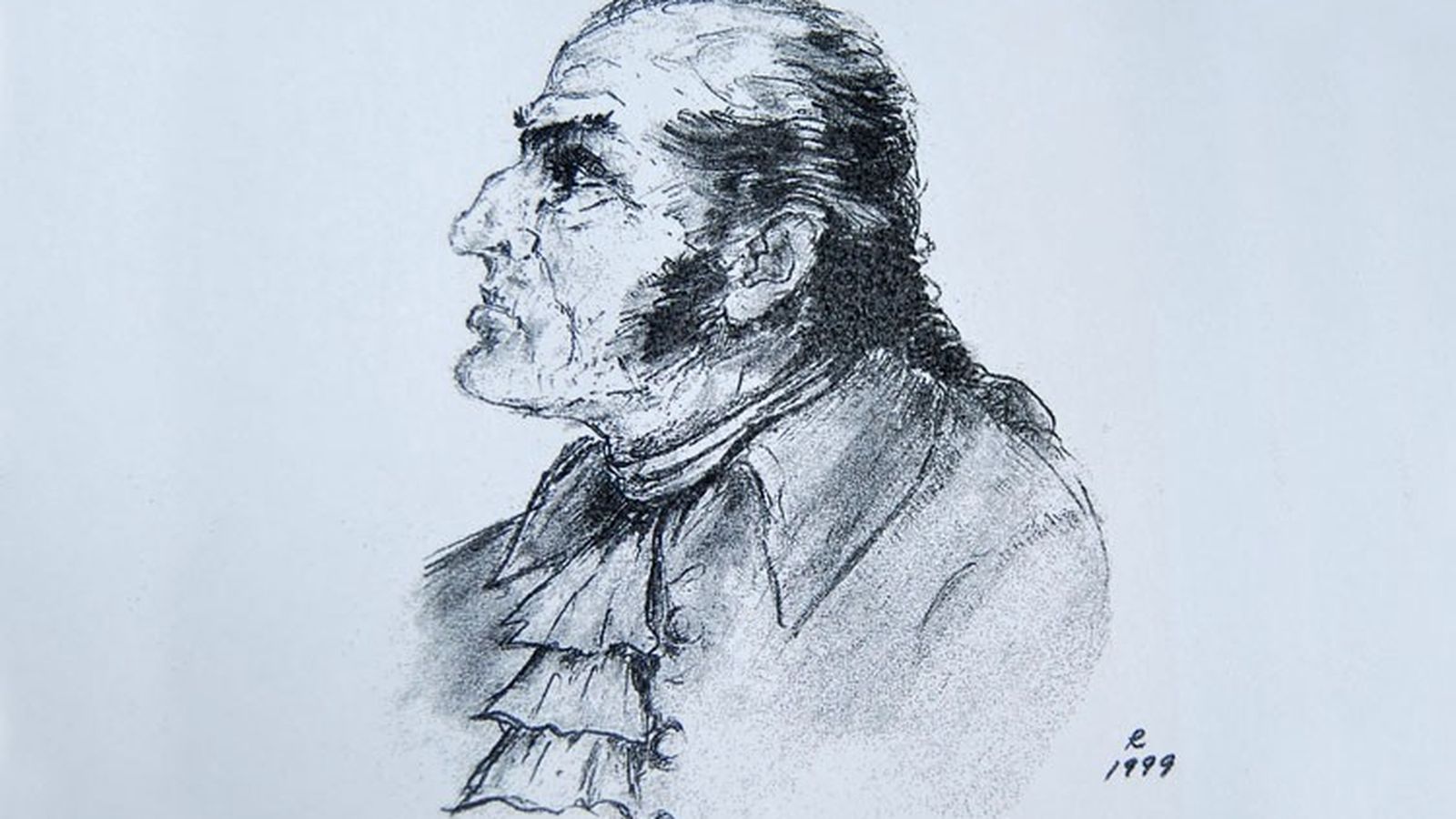 Ilustración del Abate Marchena de Ricardo González de la Peña.