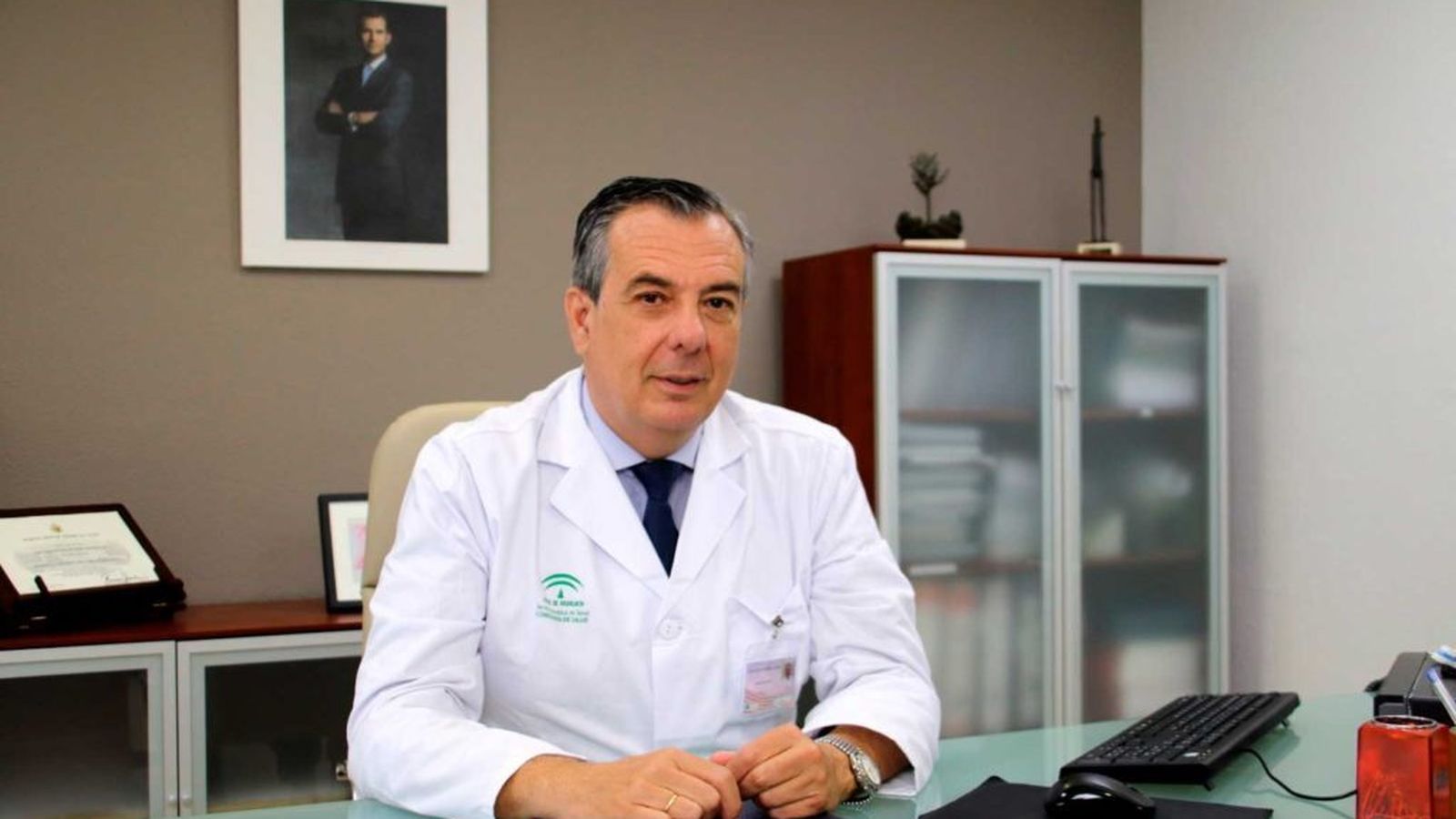 El director gerente del Hospital Virgen Macarena, Francisco Merino López.
