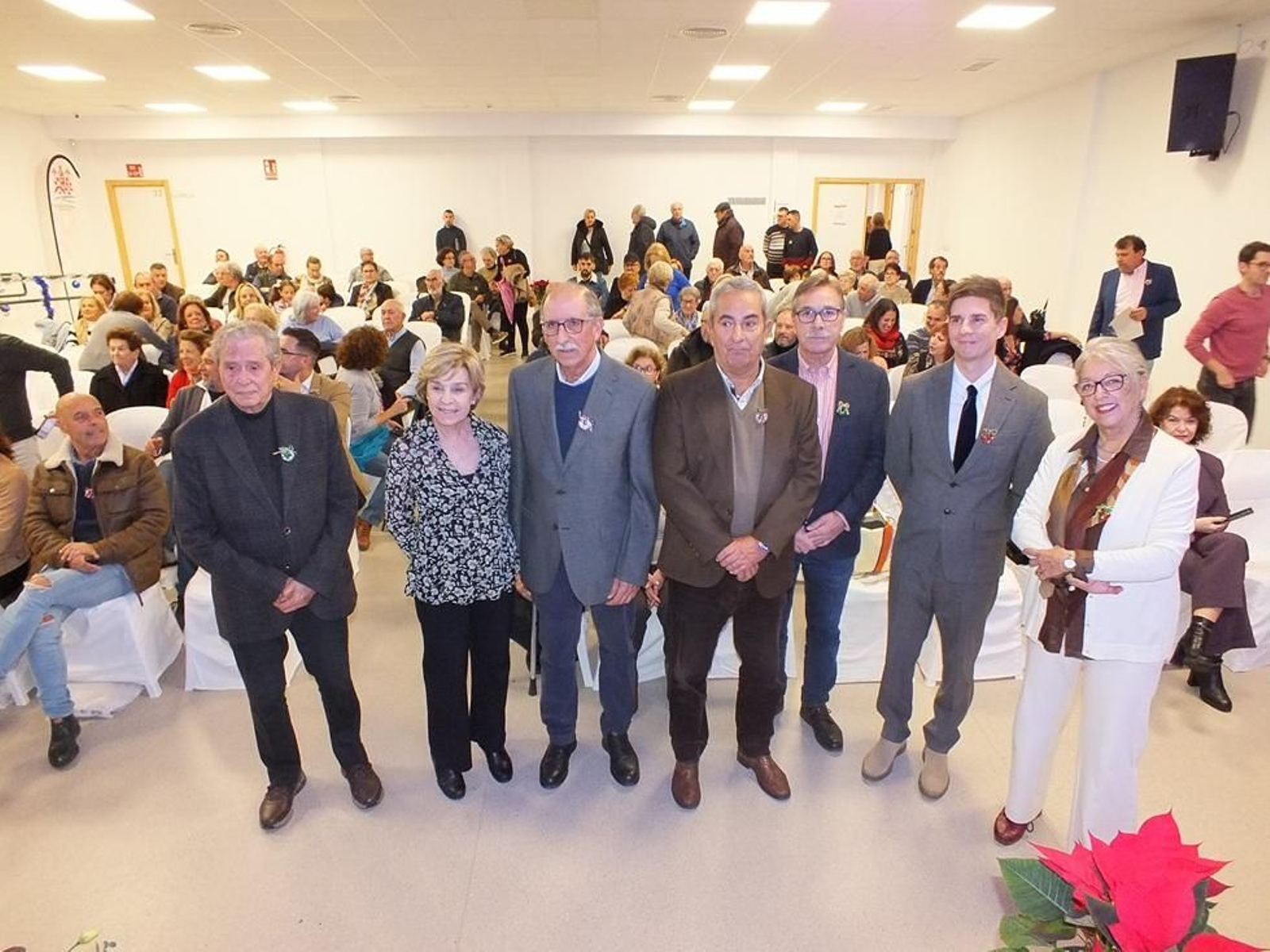 Los premiados con el Pestiño de Plata 2025, antes del acto de entrega.