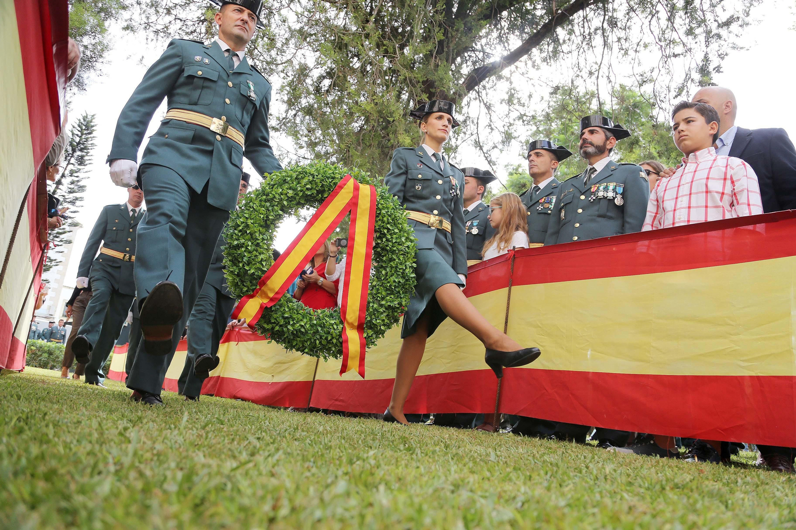 Imágenes del acto de la Guardia Civil